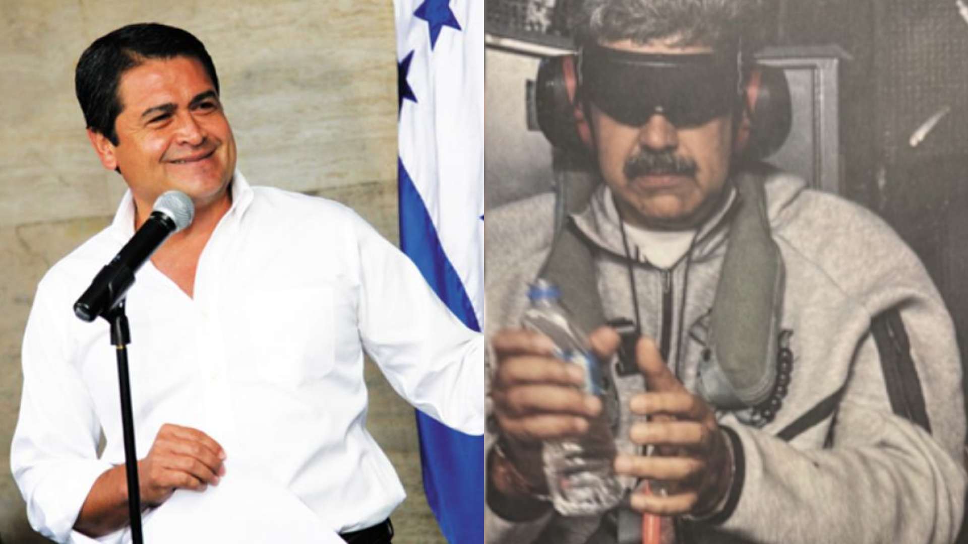 ¿Juan Orlando Hernández participaría en juicio de Nicolás Maduro?