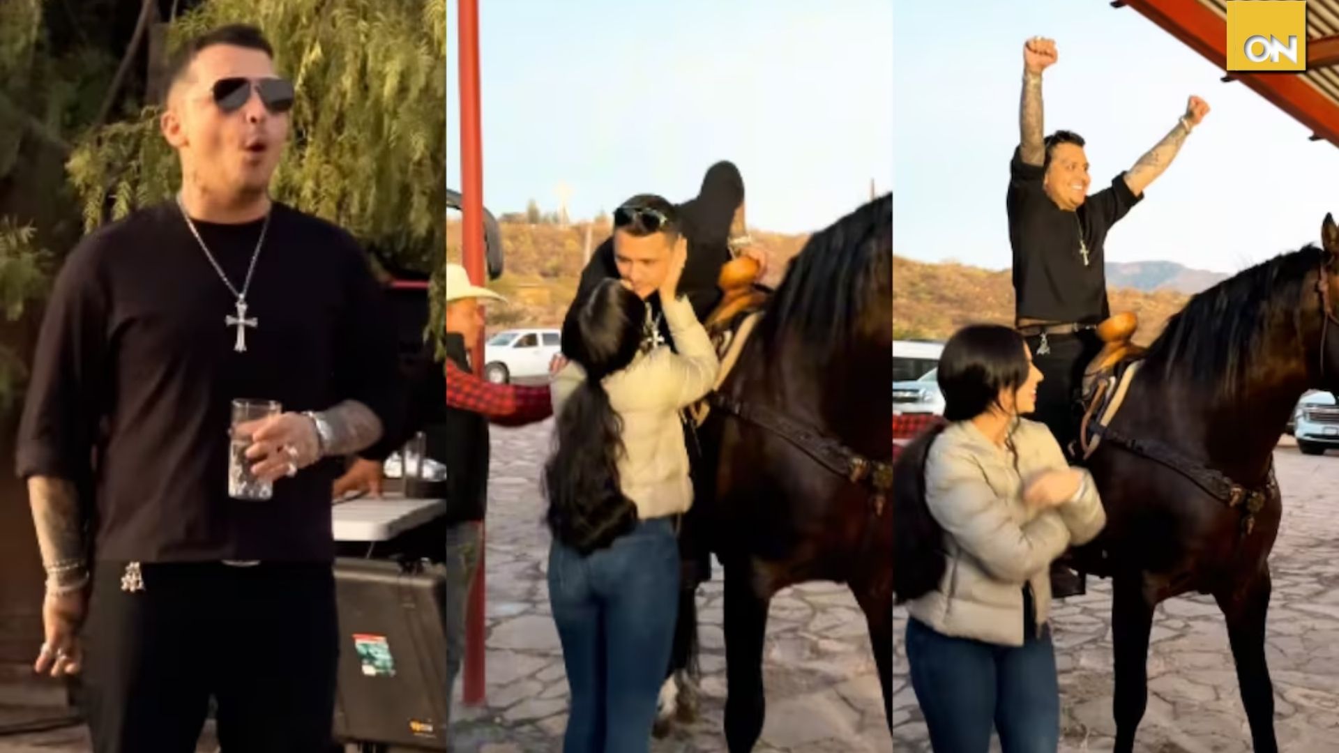 ¿Cuánto podría costar el primer caballo de Christian Nodal, obsequio de Ángela Aguilar?