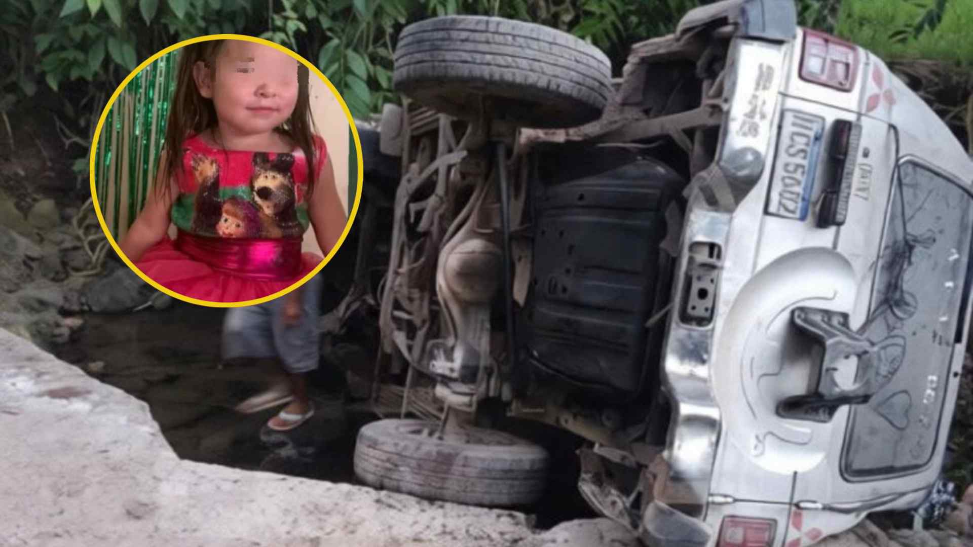 Accidente en Buena Vista, Jutiapa, deja una menor fallecida y siete heridos