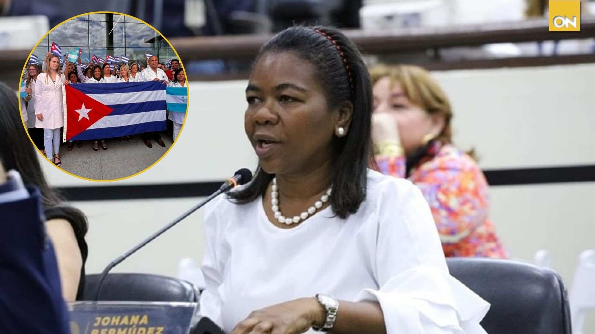 Johana Bermúdez, anunció que el gobierno investigará a médicos cubanos en Honduras