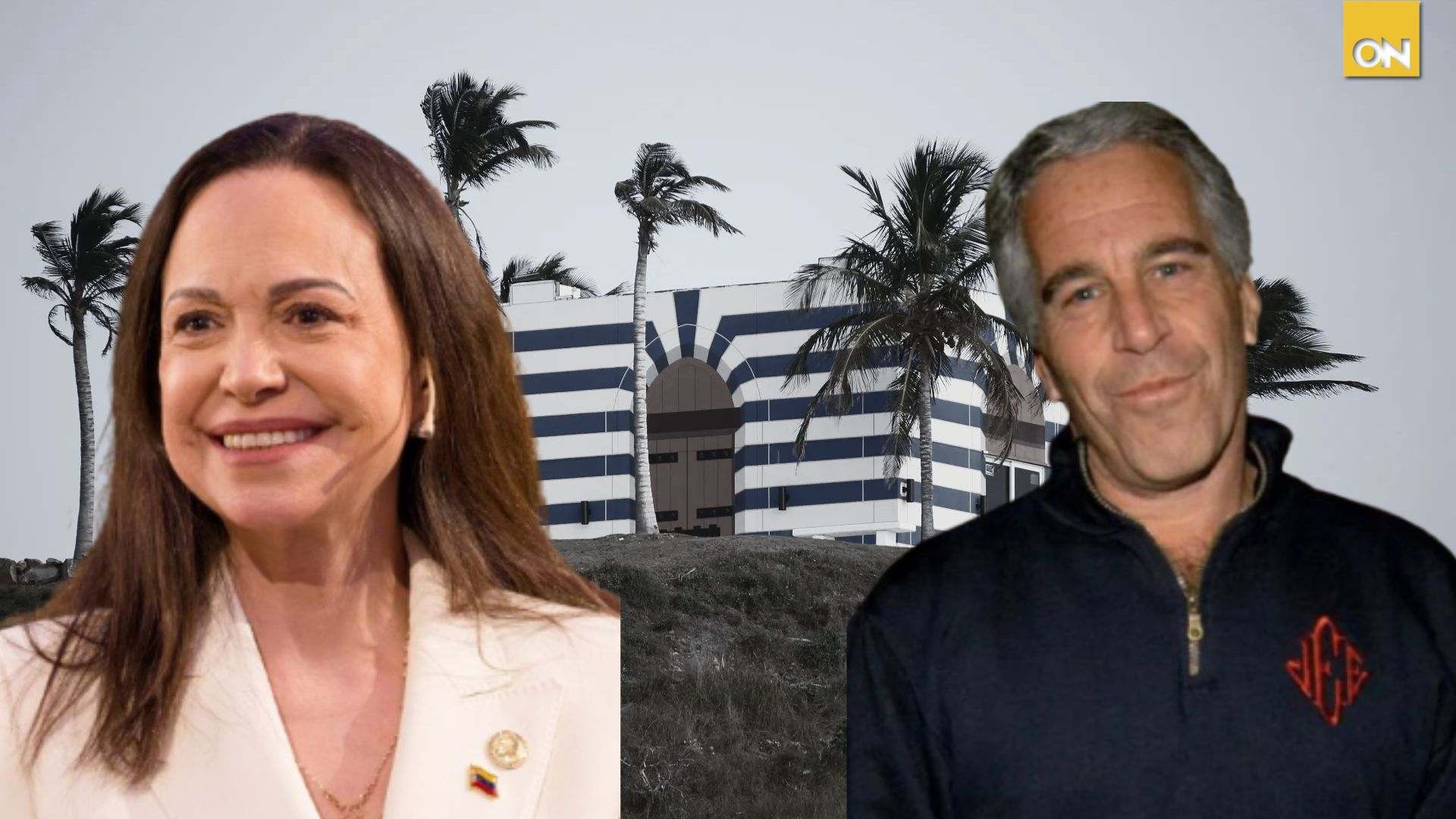 ¿Es falsa? María Corina Machado aparece en una fotografía junto a Jeffrey Epstein