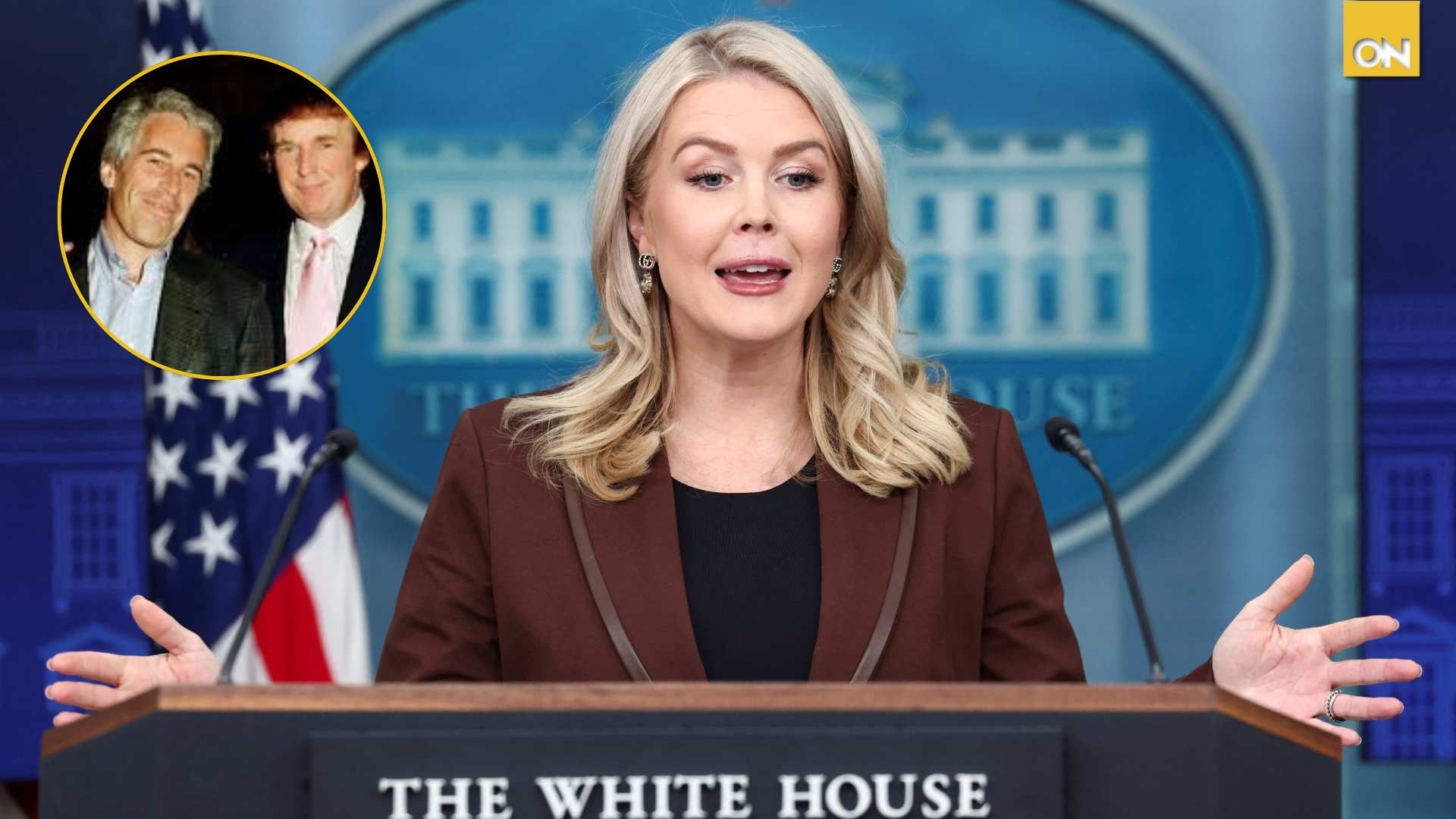 Karoline Leavitt insiste en que Trump rompió su relación con Epstein, pero no aclara si conocía sus delitos