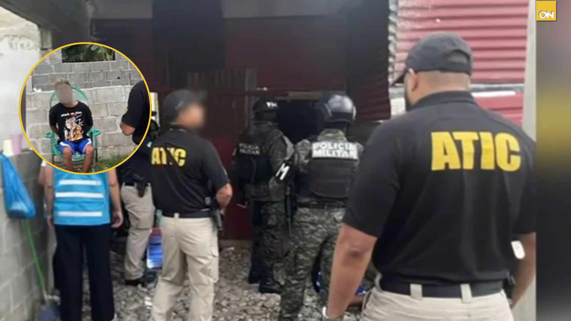 Ministerio Público captura sospechoso hondureño por hechos con varios menores en su casa