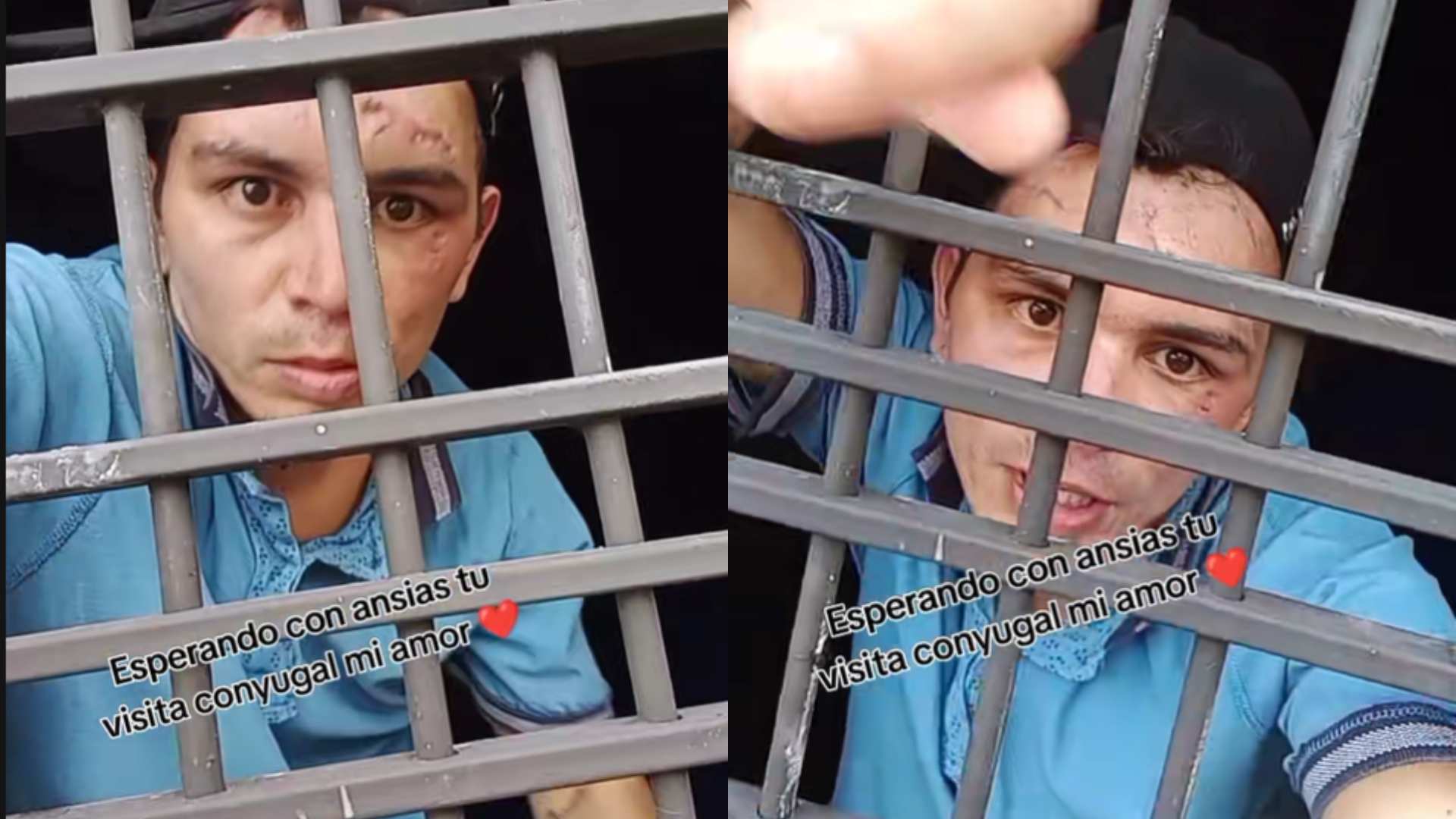 Preso se “pone romántico” y se hace viral en TikTok (VIDEO)
