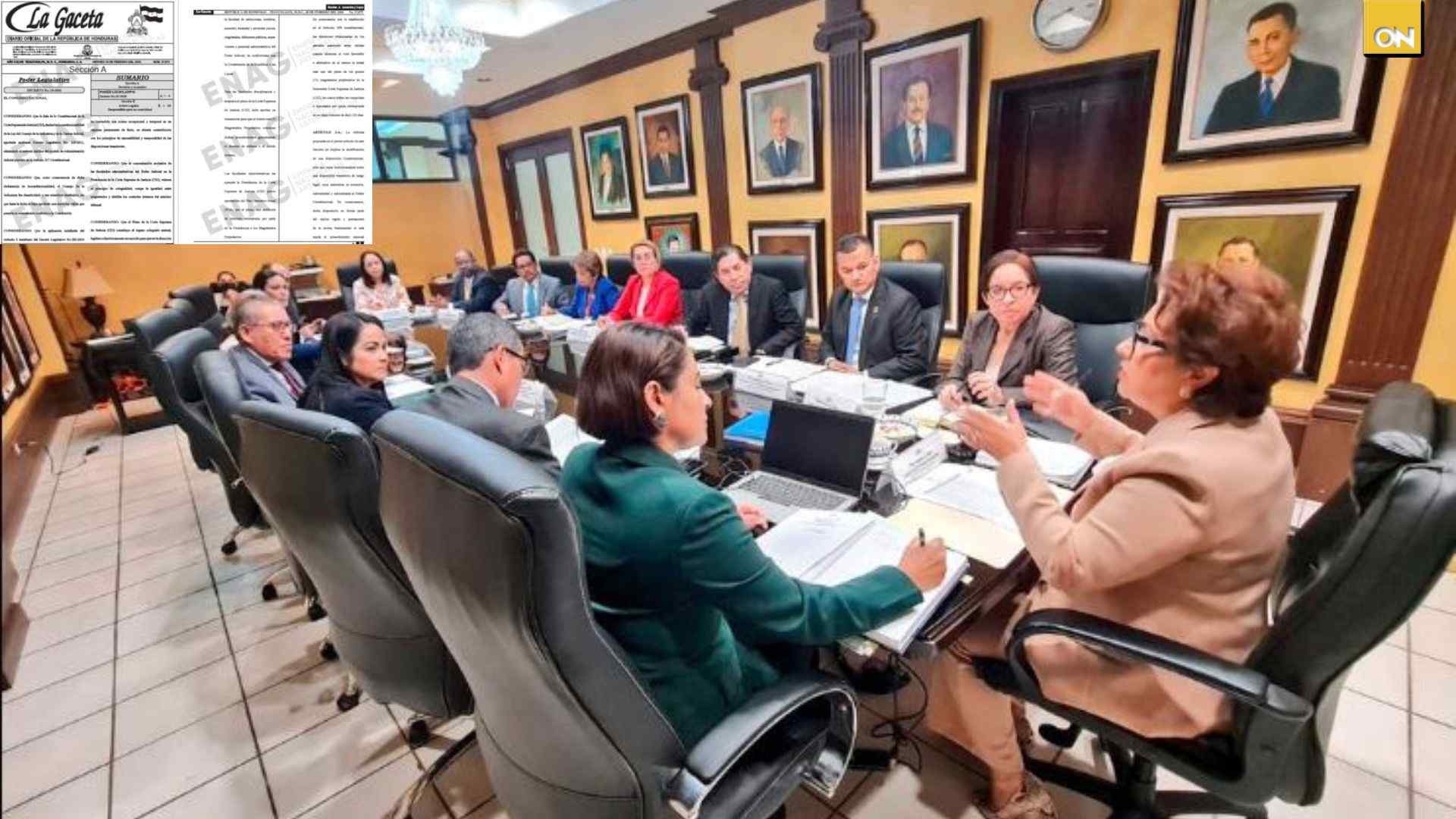 Publicado decreto que quita poderes administrativos a presidenta de la CSJ y recaen en los magistrados