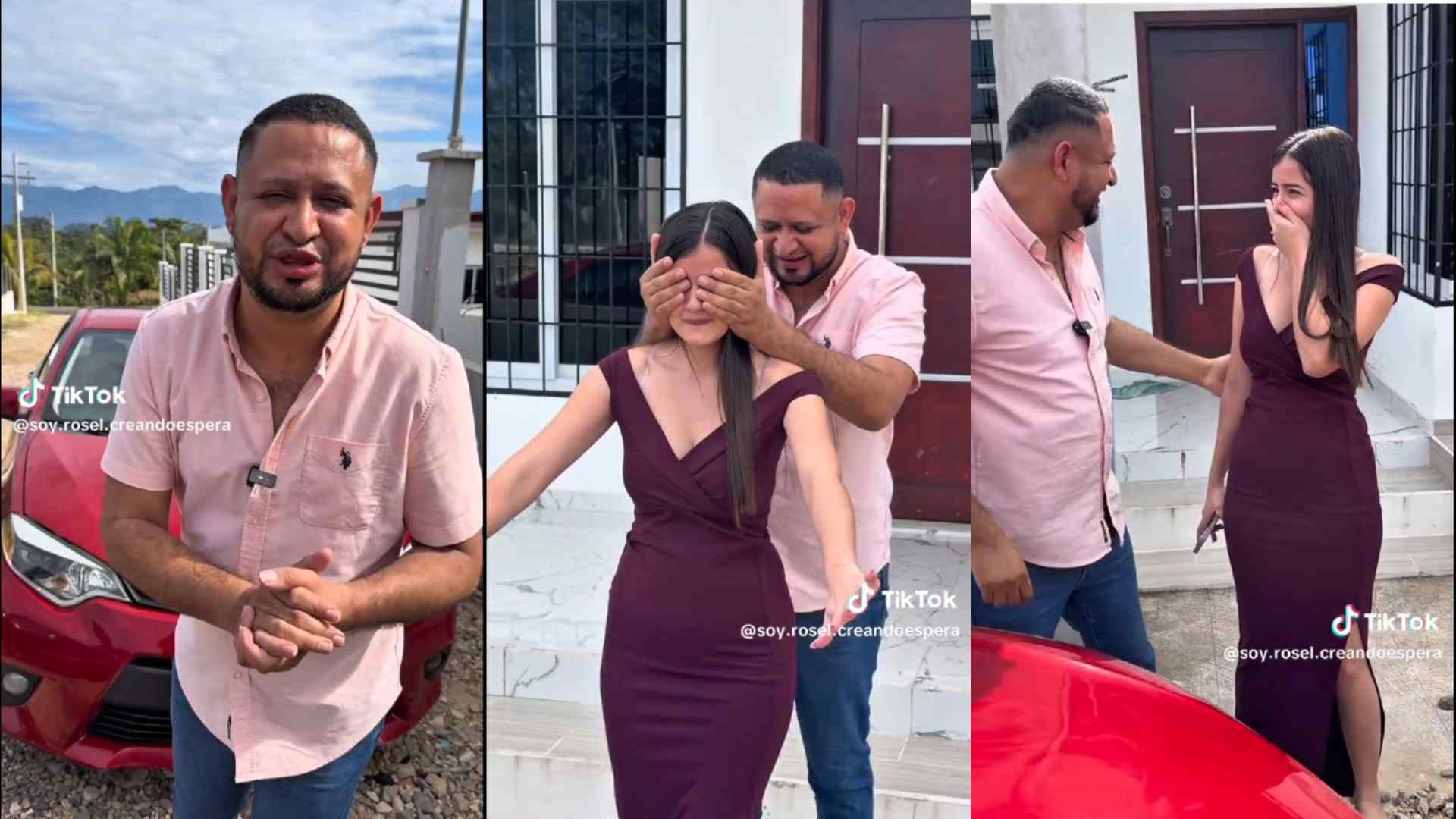 ¿Un carro? 😮 Soy Rosel sorprende en redes con lujoso regalo para su novia