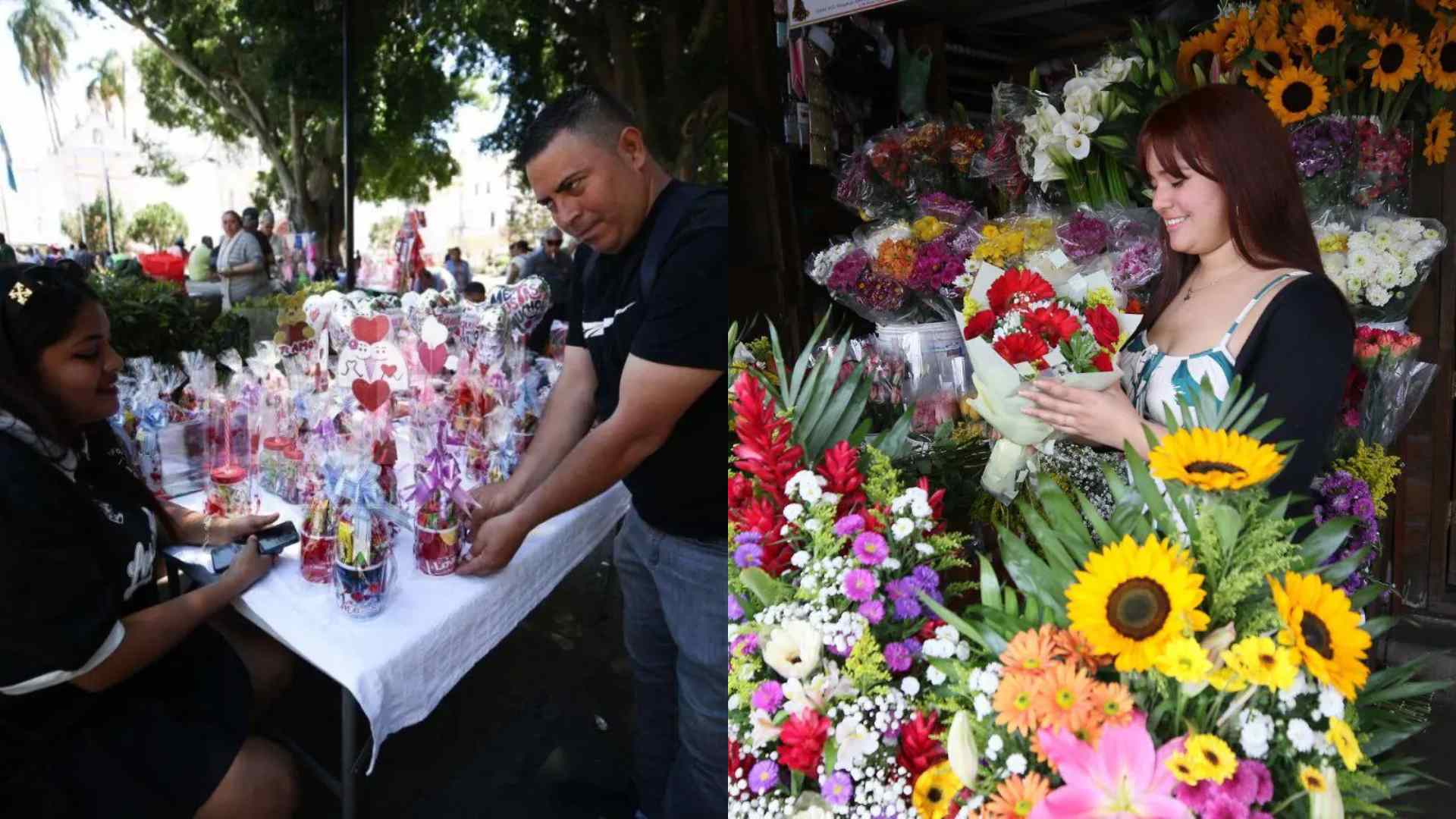 Entre flores, tazas y globos: la capital celebró el Día del Amor y la Amistad
