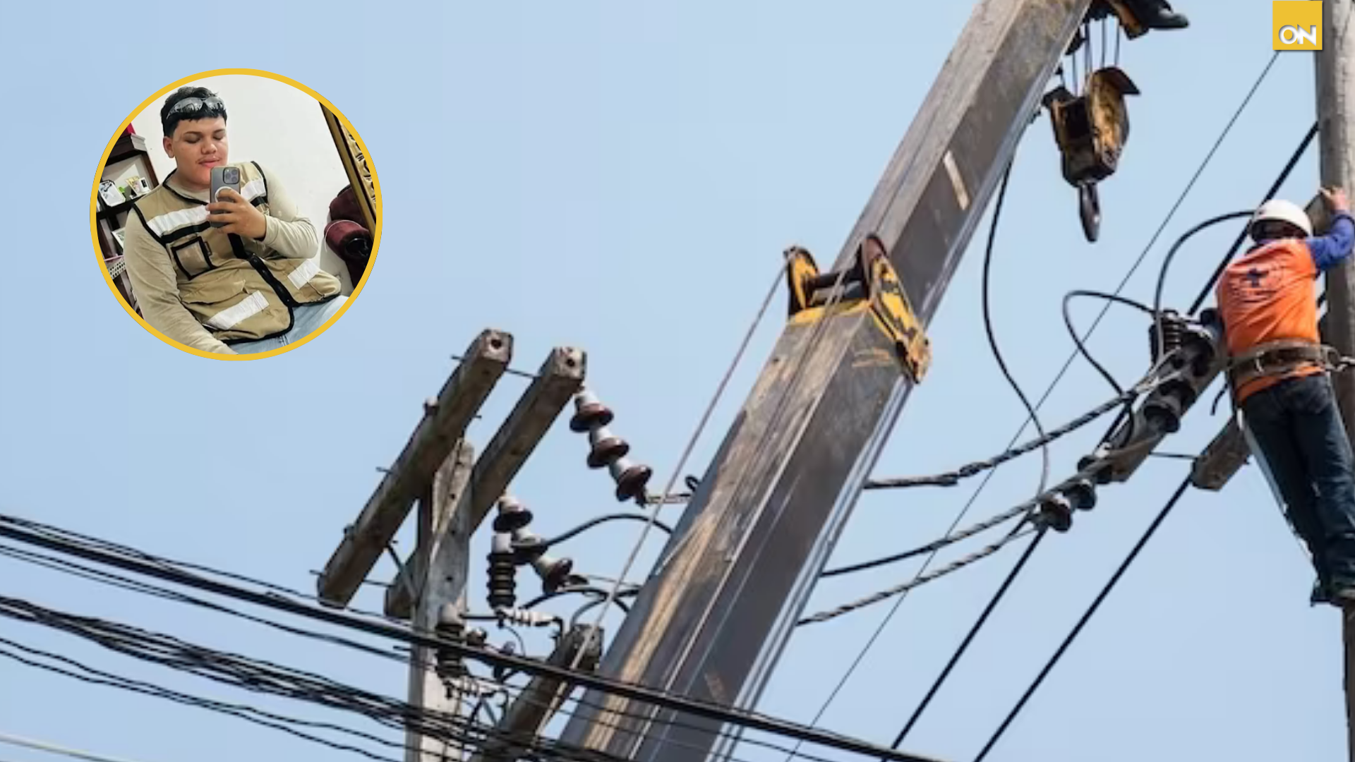 “Él vivía por su mujer y su hijo”: así era el hondureño fallecido por descarga eléctrica mientras trabajaba
