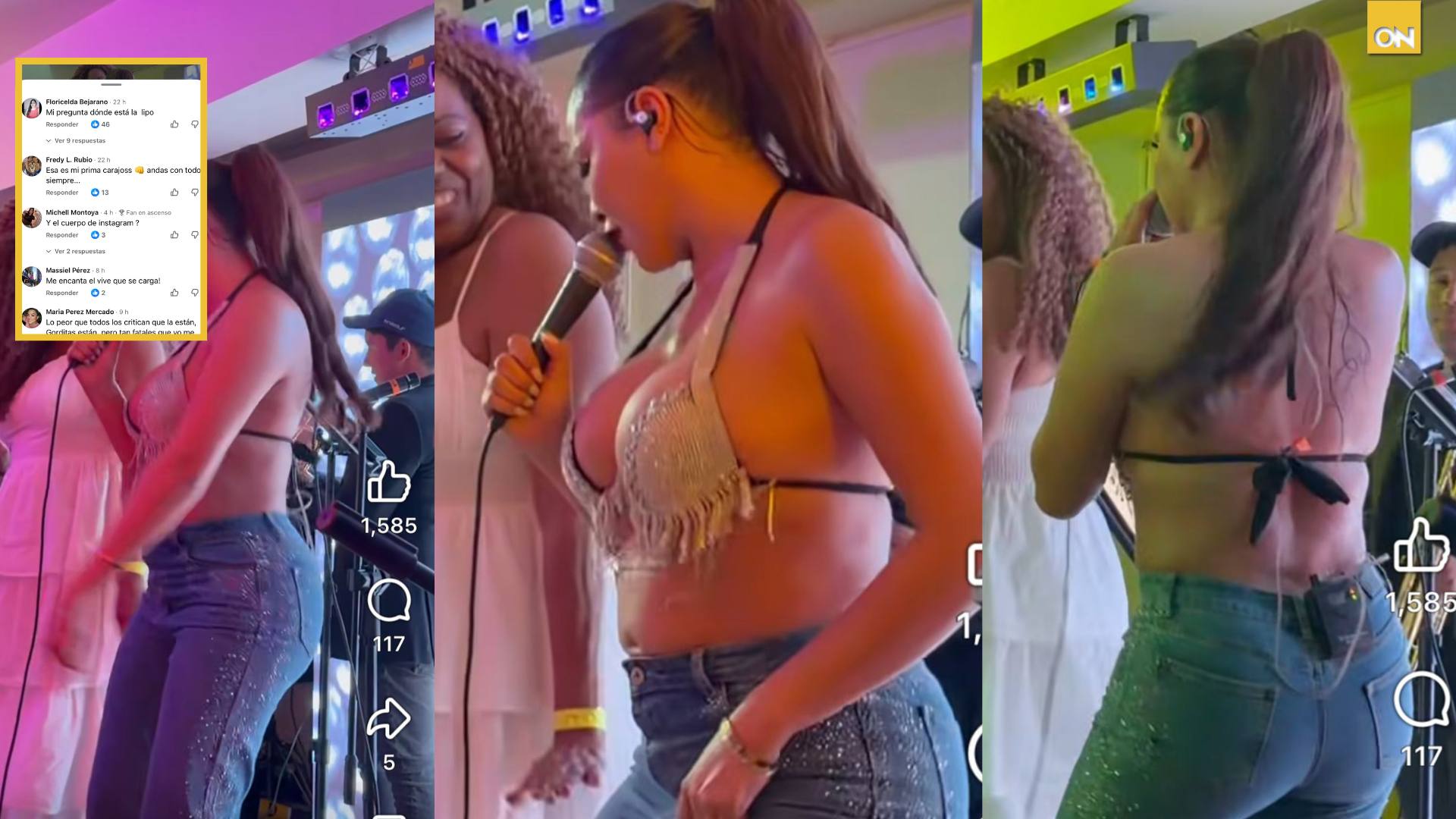 "¿Dónde quedó la lipo?" Critican a Alejandra Rubio por no lucir como en sus fotos en presentación en vivo