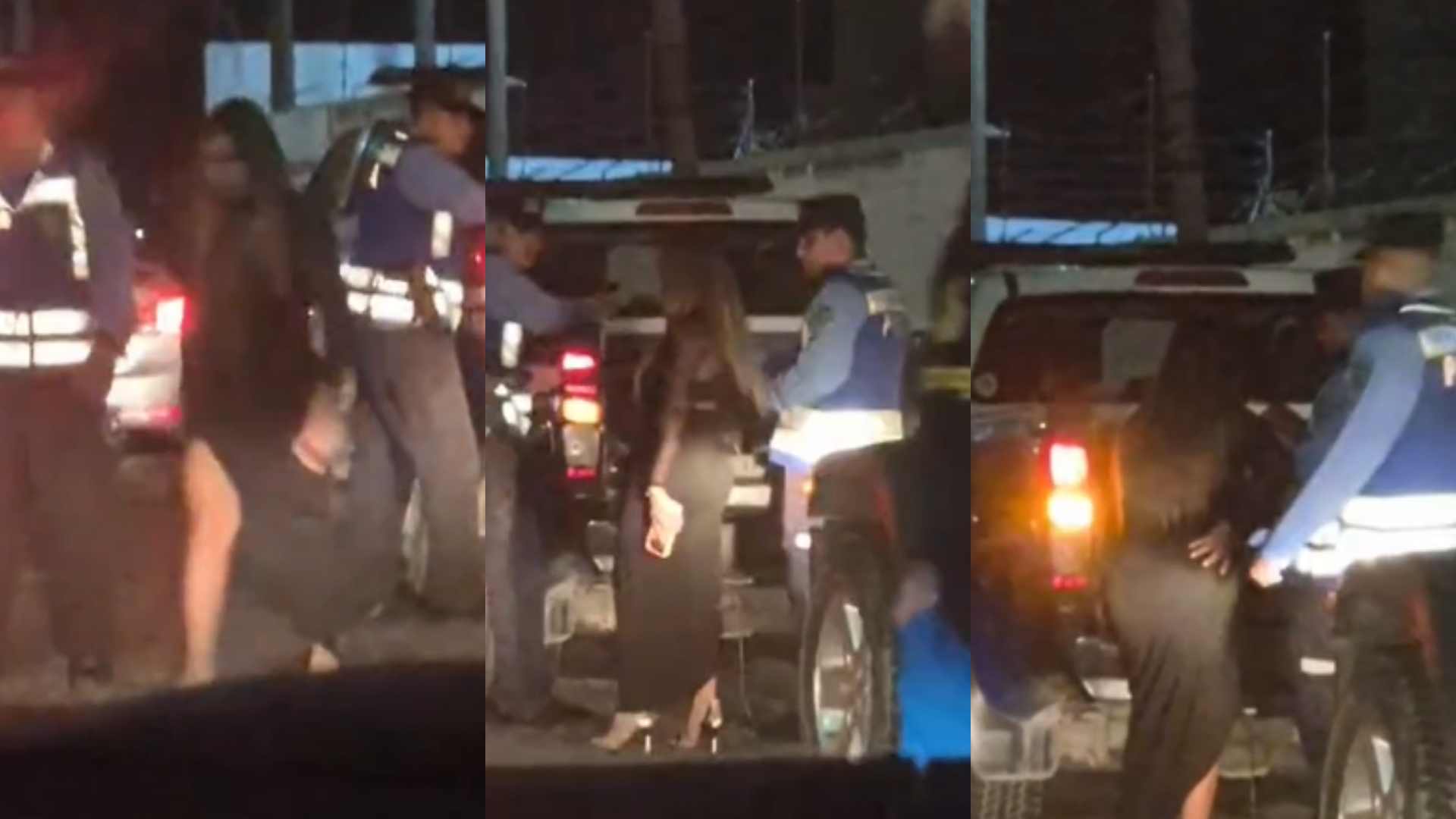 “A La Patrona nadie la toca”: hondureña destaca durante operativo policial y se vuelve viral