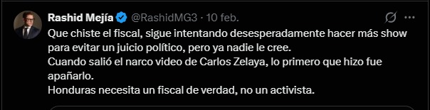 Rashid Mejía Rashid Mejía tacha de “show” requerimientos contra Cardona y Cuéllar por caso Sedesol
