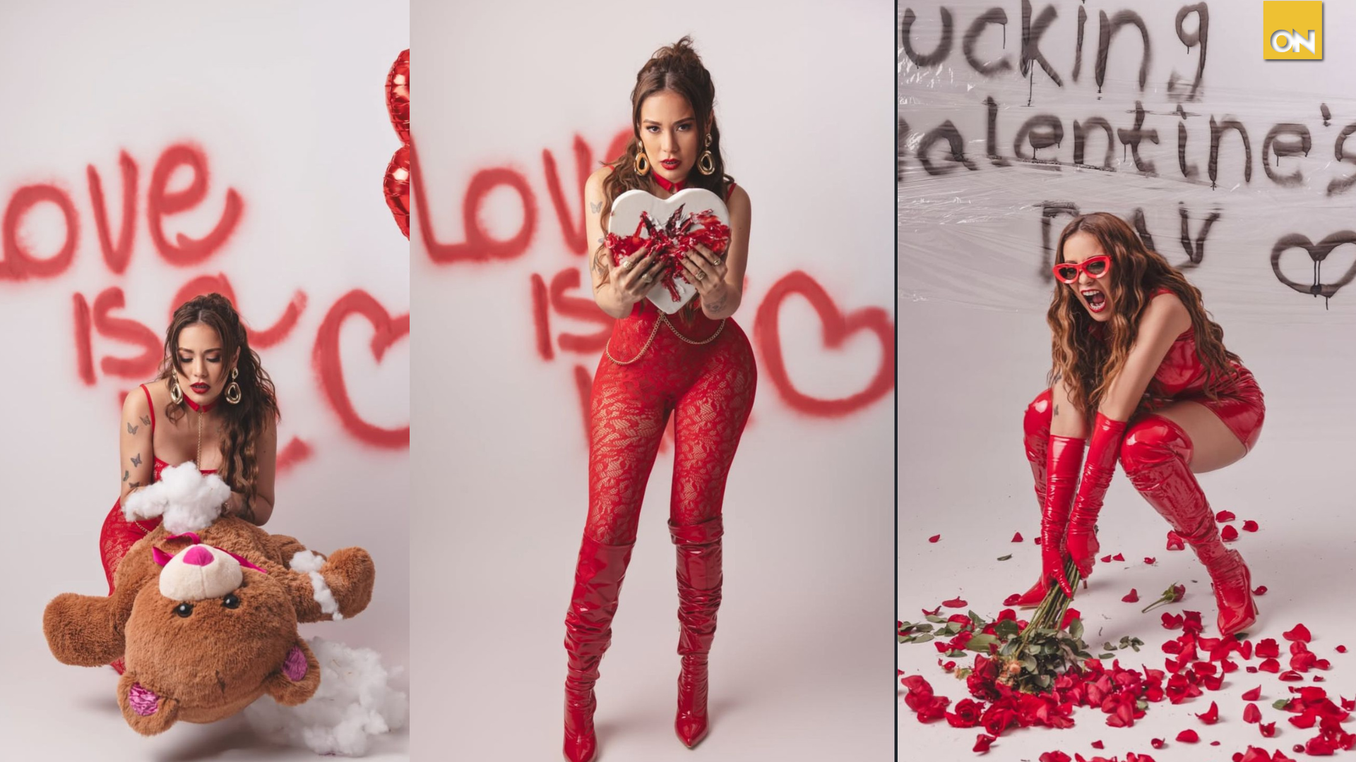 Elsa Oseguera dice “no al amor” con fotos sexis y mensaje contra peluches, chocolates y flores
