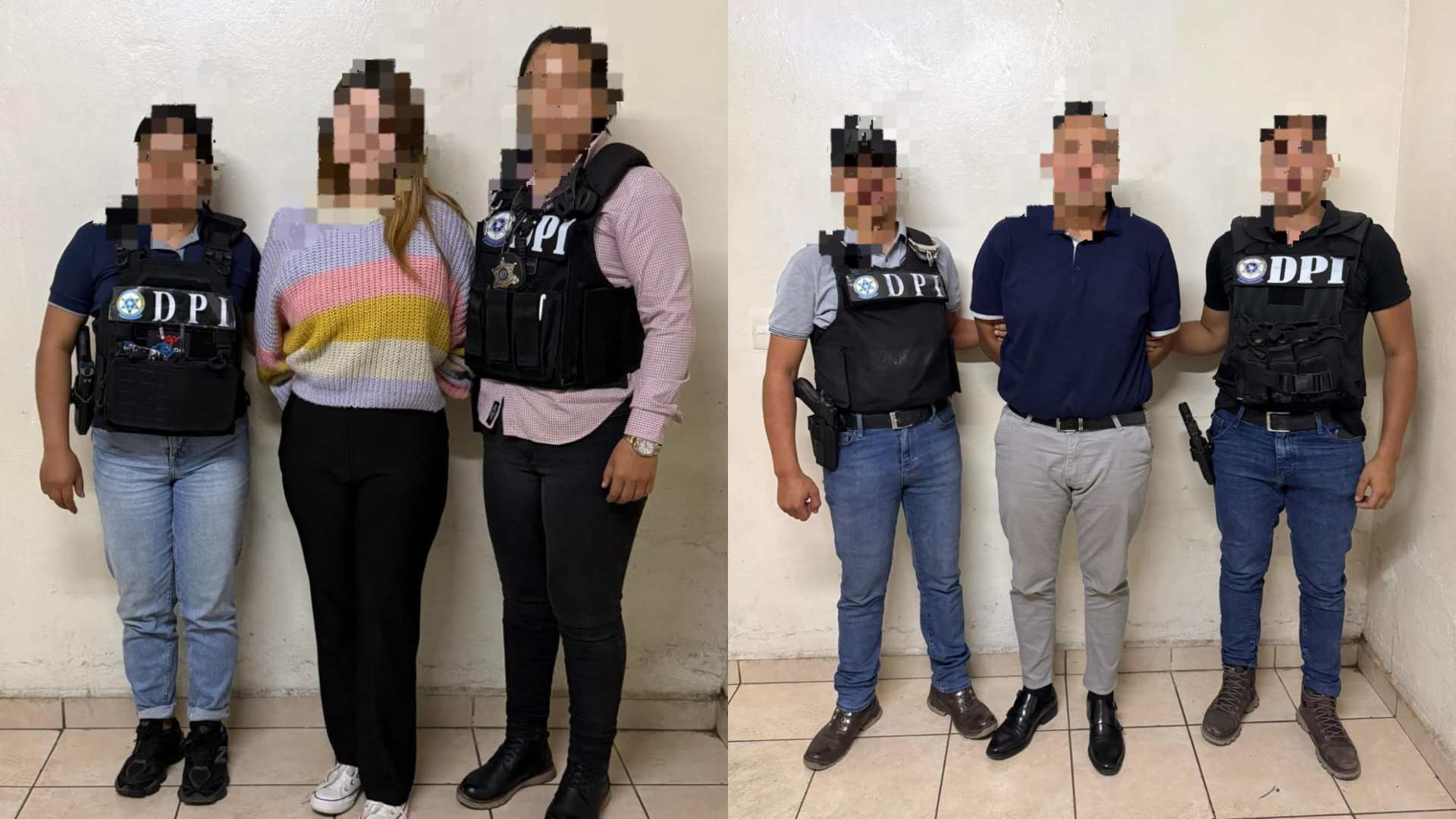 Pareja capturada por abusar de jovencita en Tegucigalpa