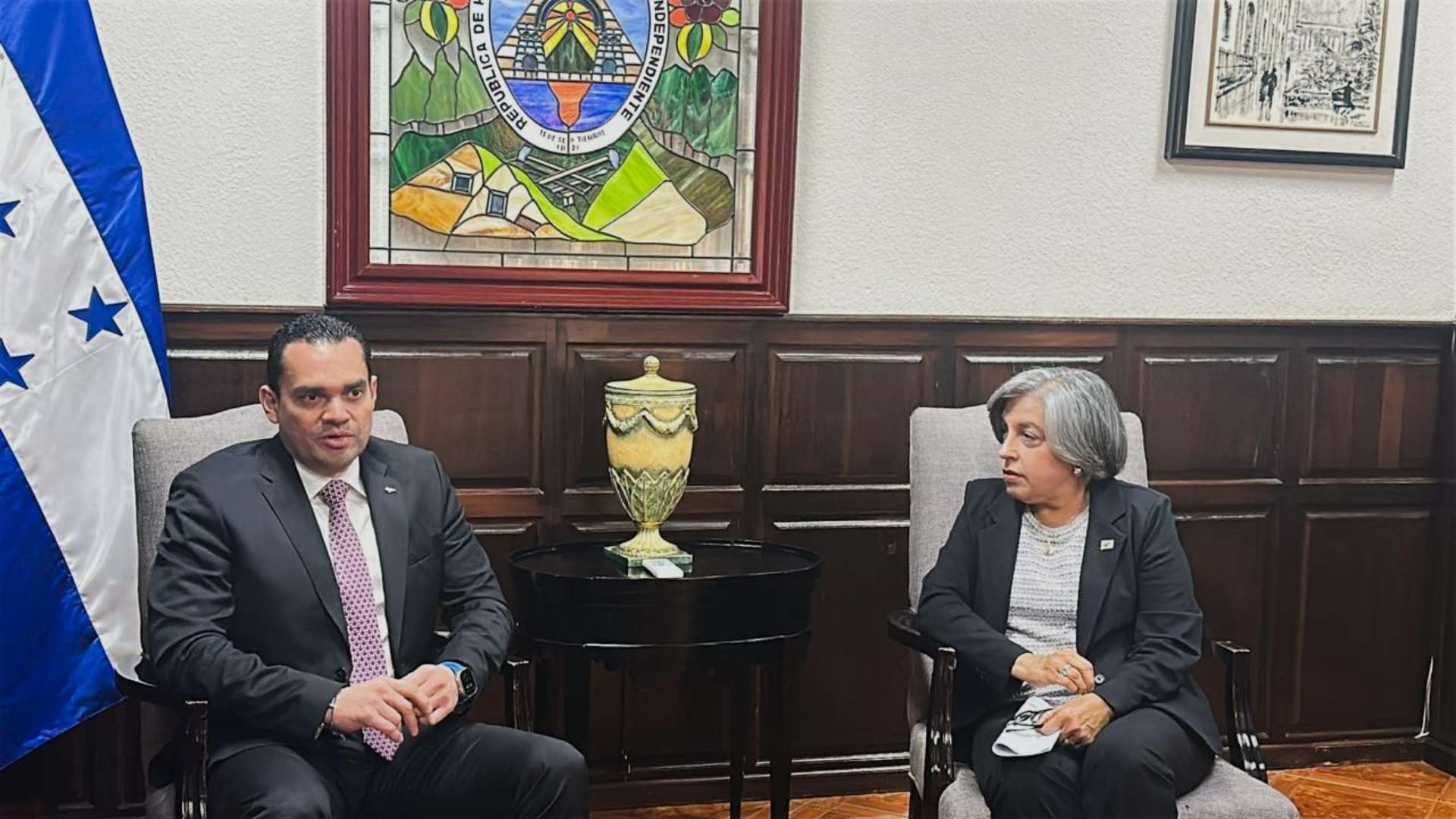 Reunión entre el Cohep y presidente del Congreso Nacional