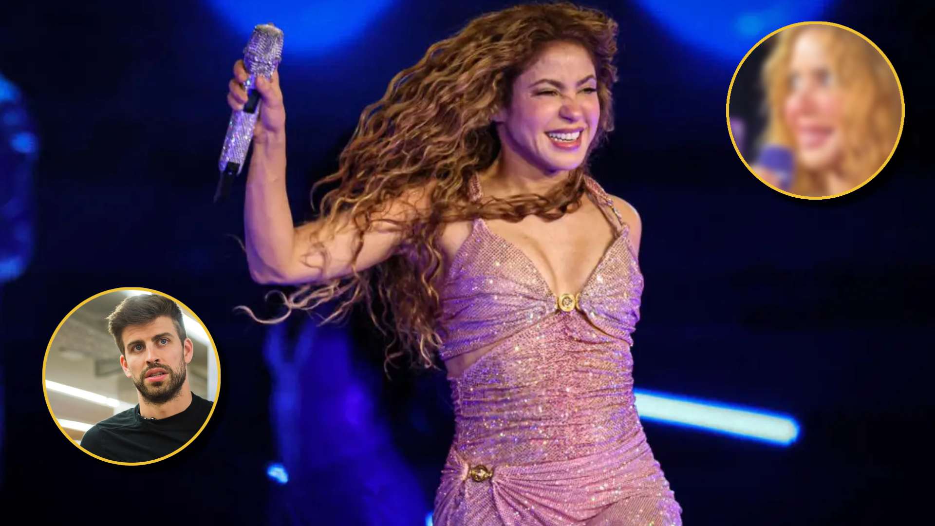 Shakira termina espantada por "ver a Piqué" en su concierto