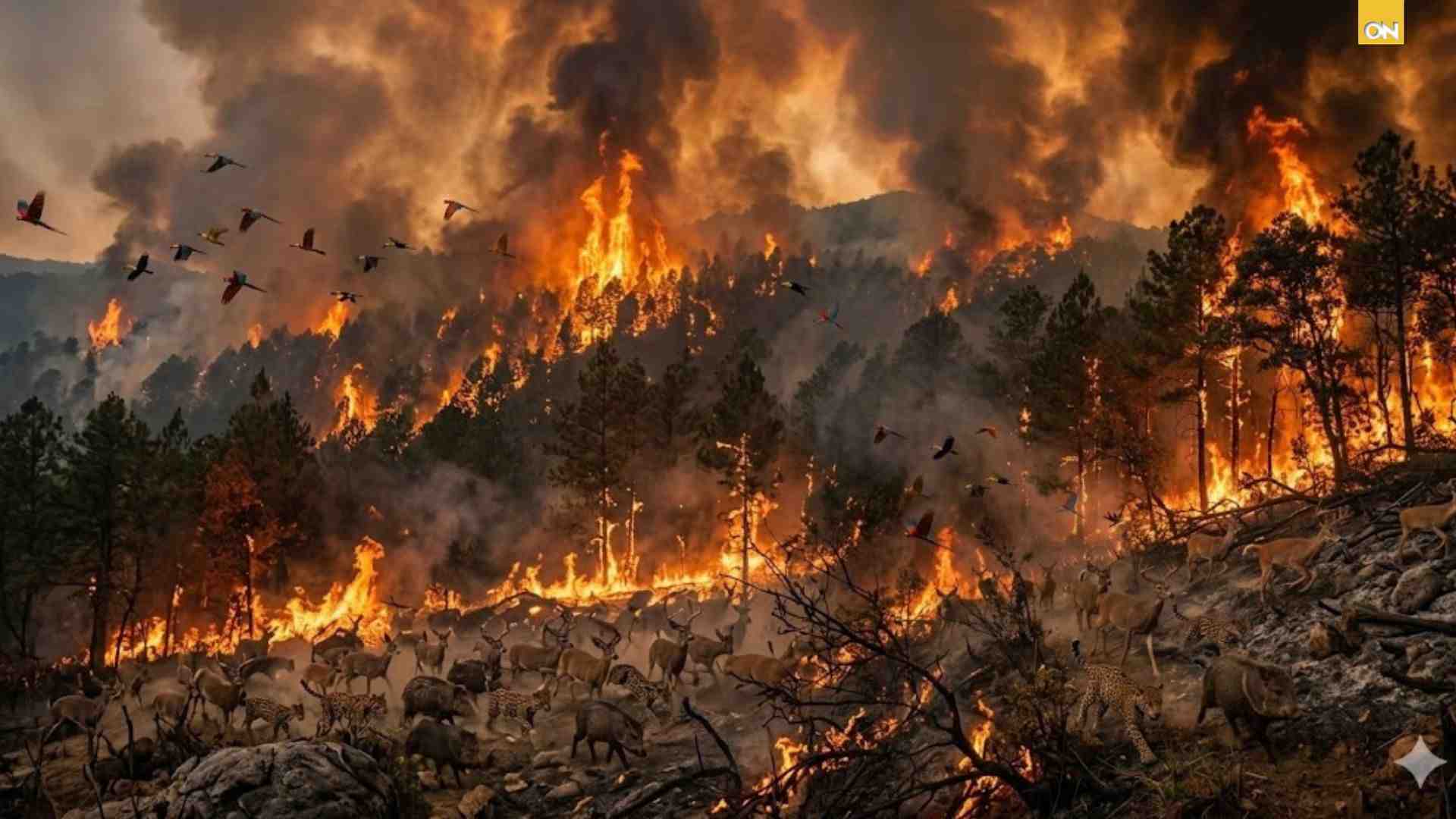 Incendios forestales en Honduras