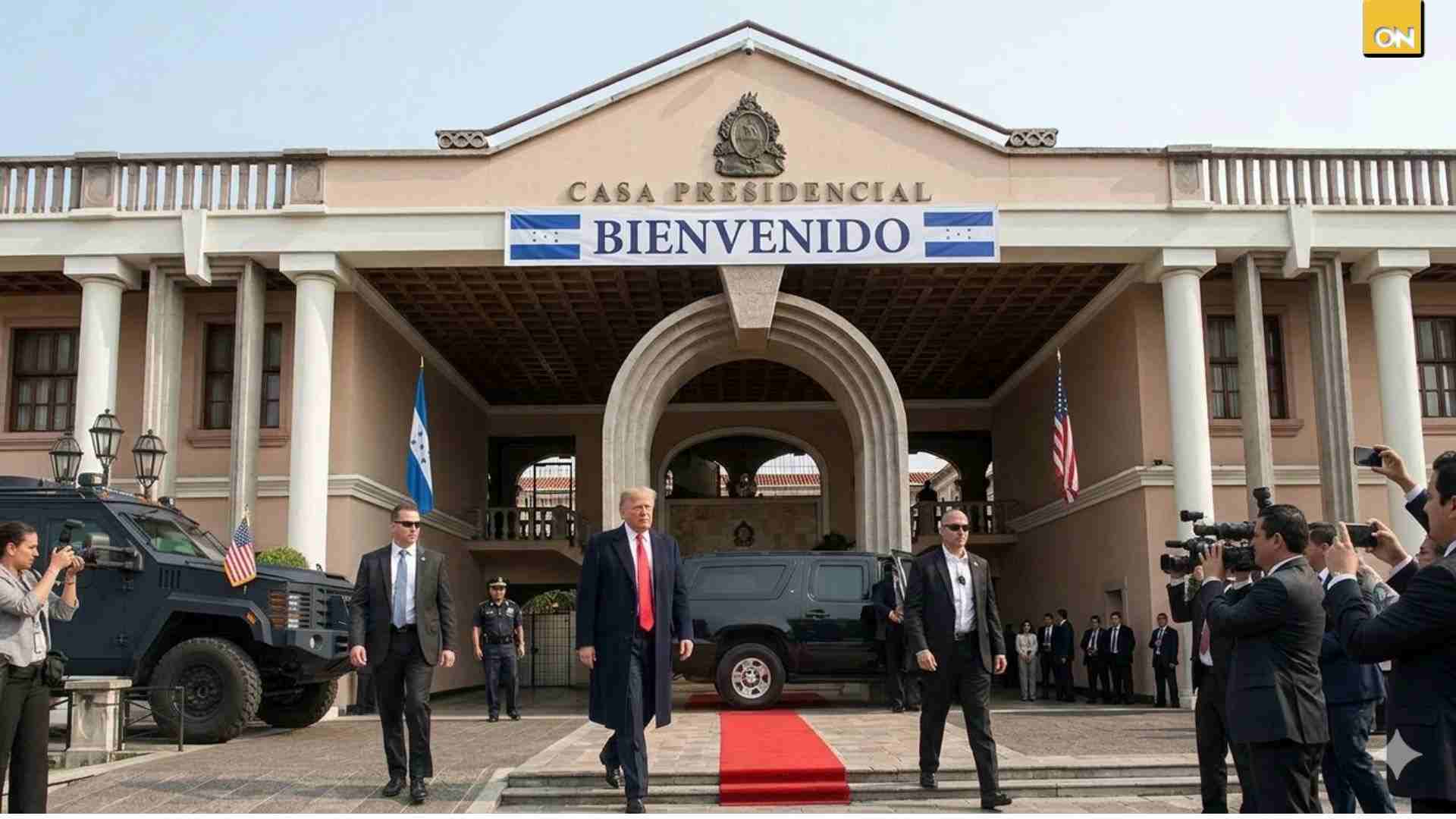 ¿Donald Trump llegará a Honduras? Servicio Secreto de EE. UU. revisa Casa Presidencial antes de visita de alto funcionario
