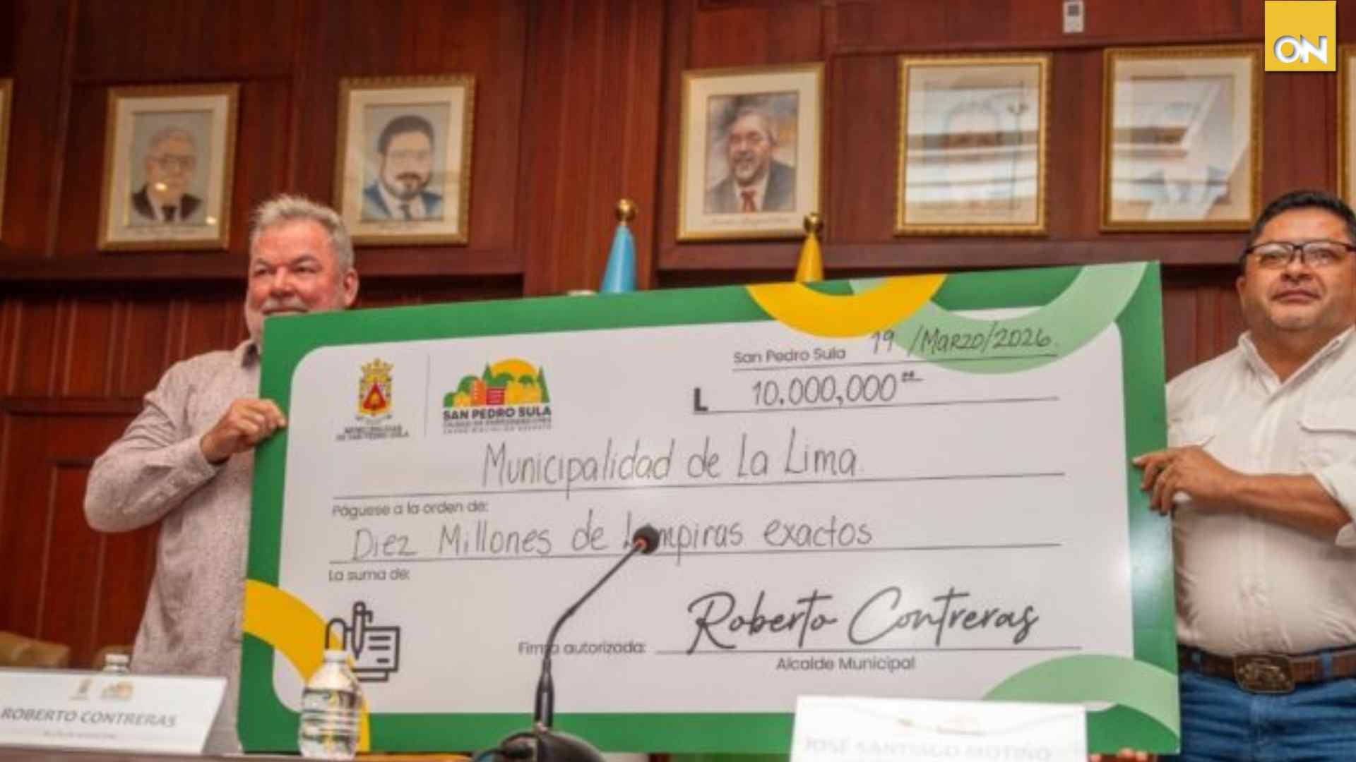 Alcalde Roberto Contreras confirma el pago de deuda millonaria a La Lima, Cortés: ¿de cuánto era la deuda?