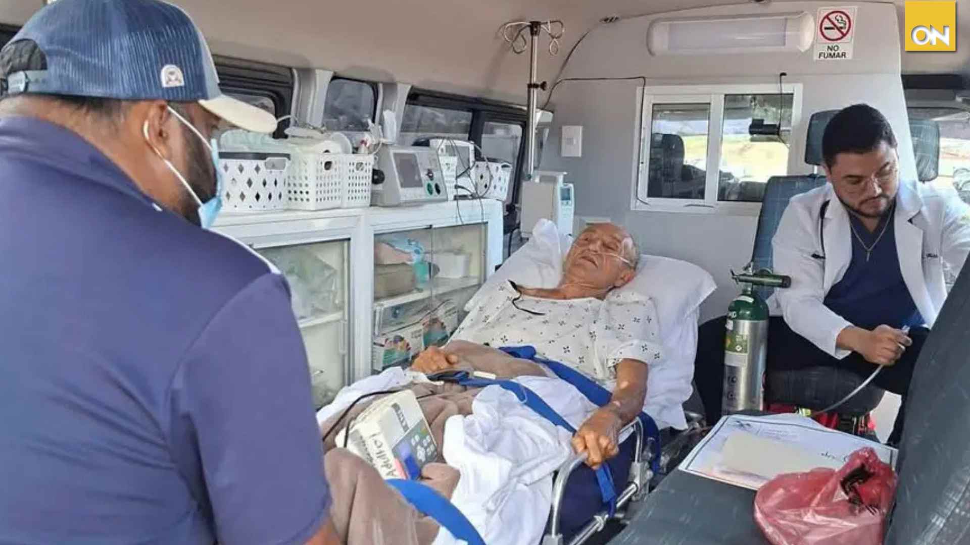 Padre Alberto Gauci fue trasladado de emergencia en helicóptero a Tegucigalpa.