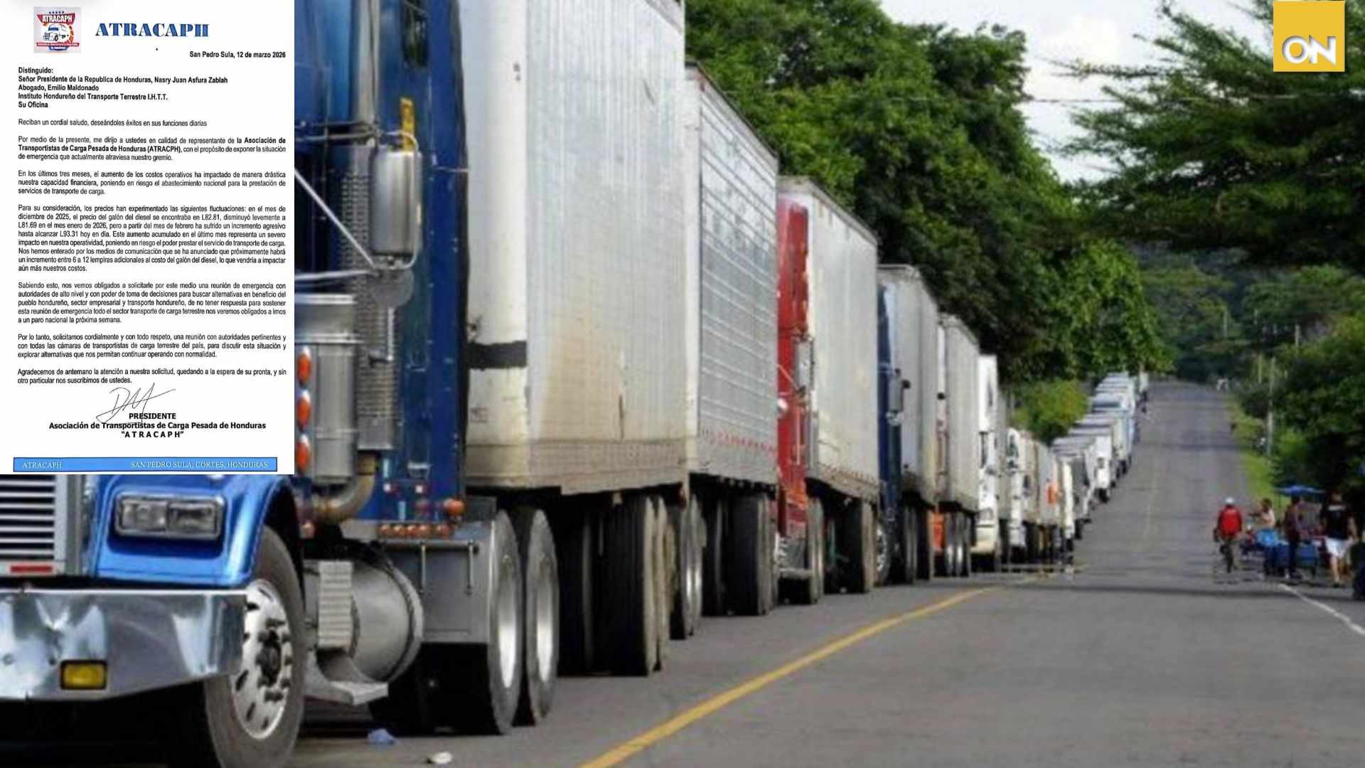transportistas de carga amenazan con paro nacional