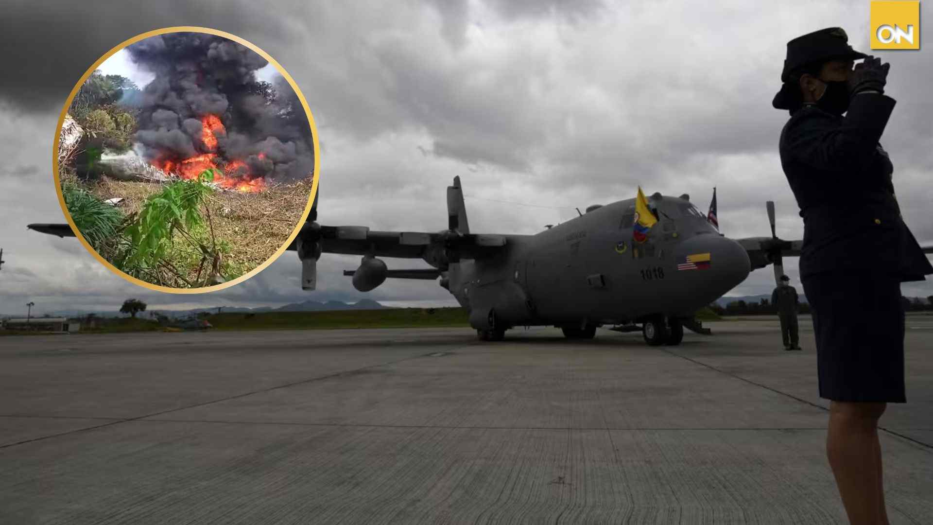 Avión Hércules se estrella en Colombia con más de 100 militares a bordo: hay decenas de heridos