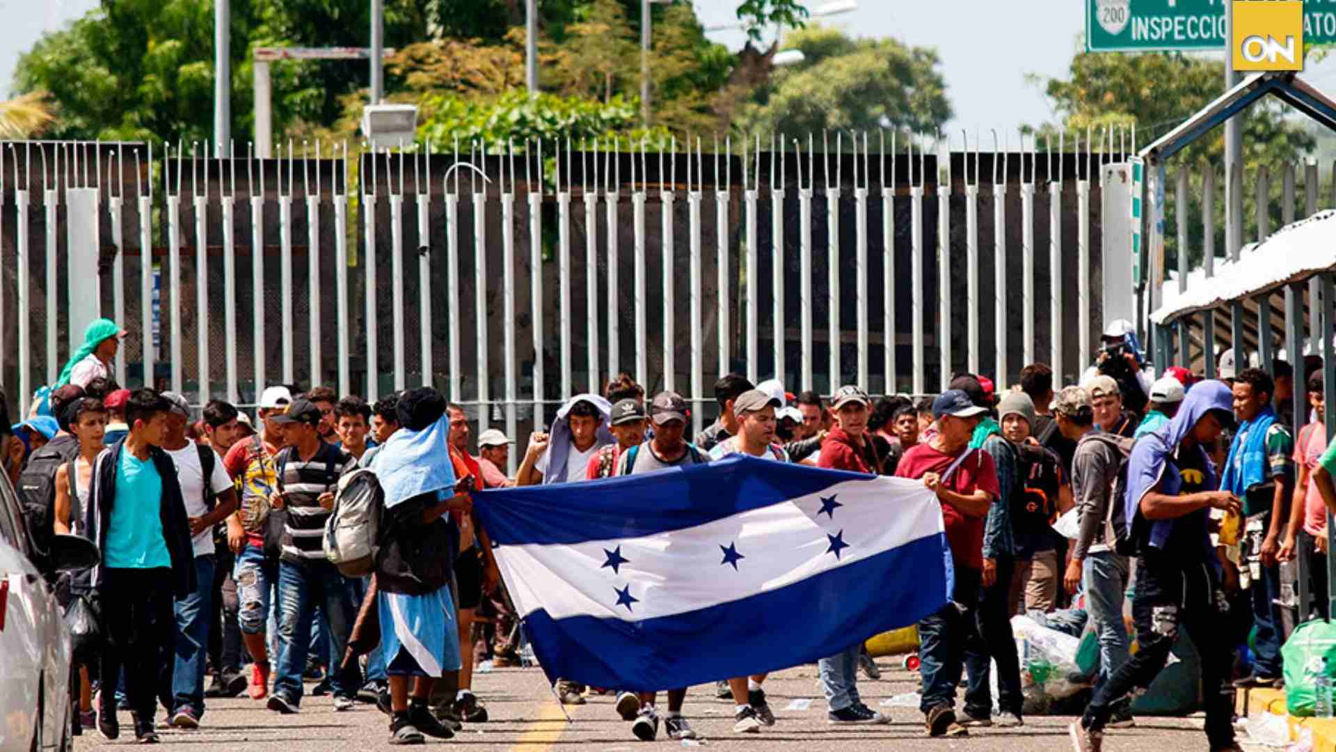 Migrantes hondureños