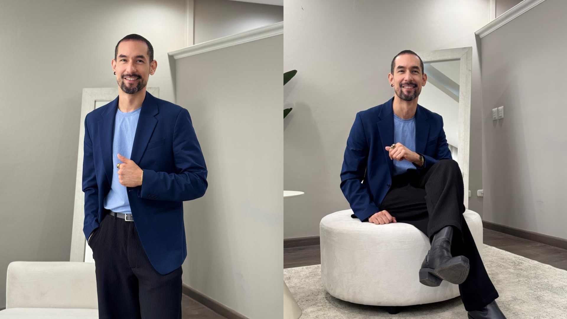 David Fortín, la nueva cara de Canal 11, llega a Hoy Es Tu Día con elegancia
