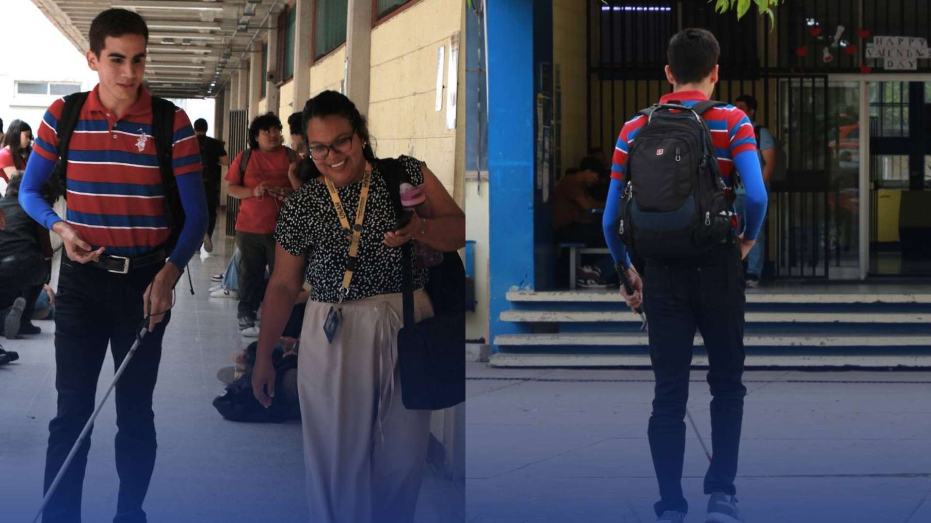 Estudiante ciego desafía barreras y destaca en UNAH