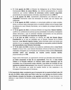 Ana García de Hernández calificó como “absolutamente falso” que el exgobernante tenga alguna responsabilidad en el crimen del hijo de Pepe Lobo