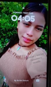 Joven desaparecida