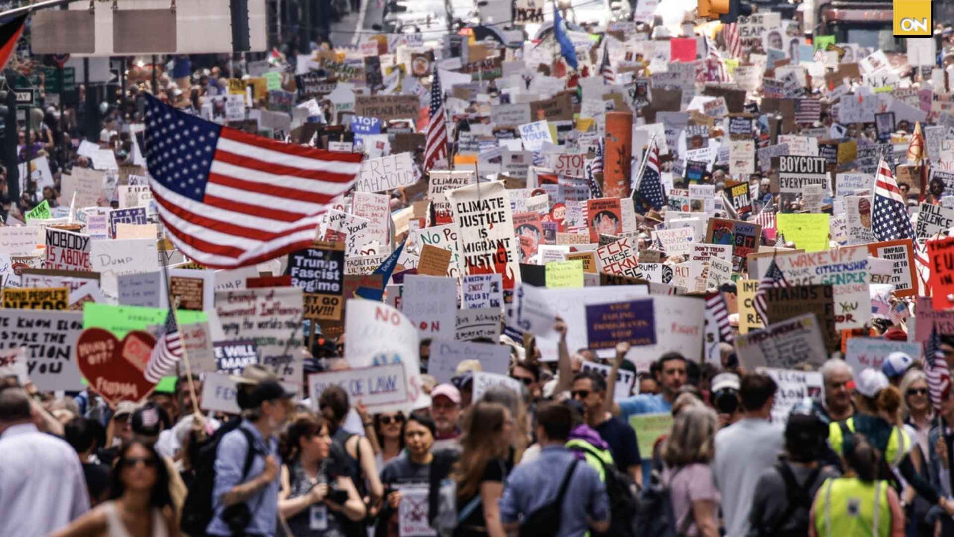Manifestaciones contra Donald Trump recorren los EE.UU. y se desplazan por el mundo