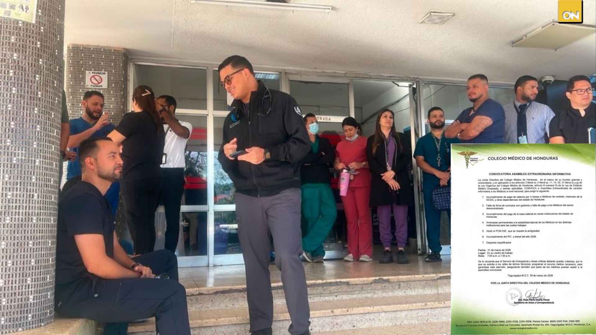 “No vamos a pagar planillas fantasmas” Eduardo Midence, viceministro de Salud, responde mientras el Colegio Médico mantiene asambleas informativas
