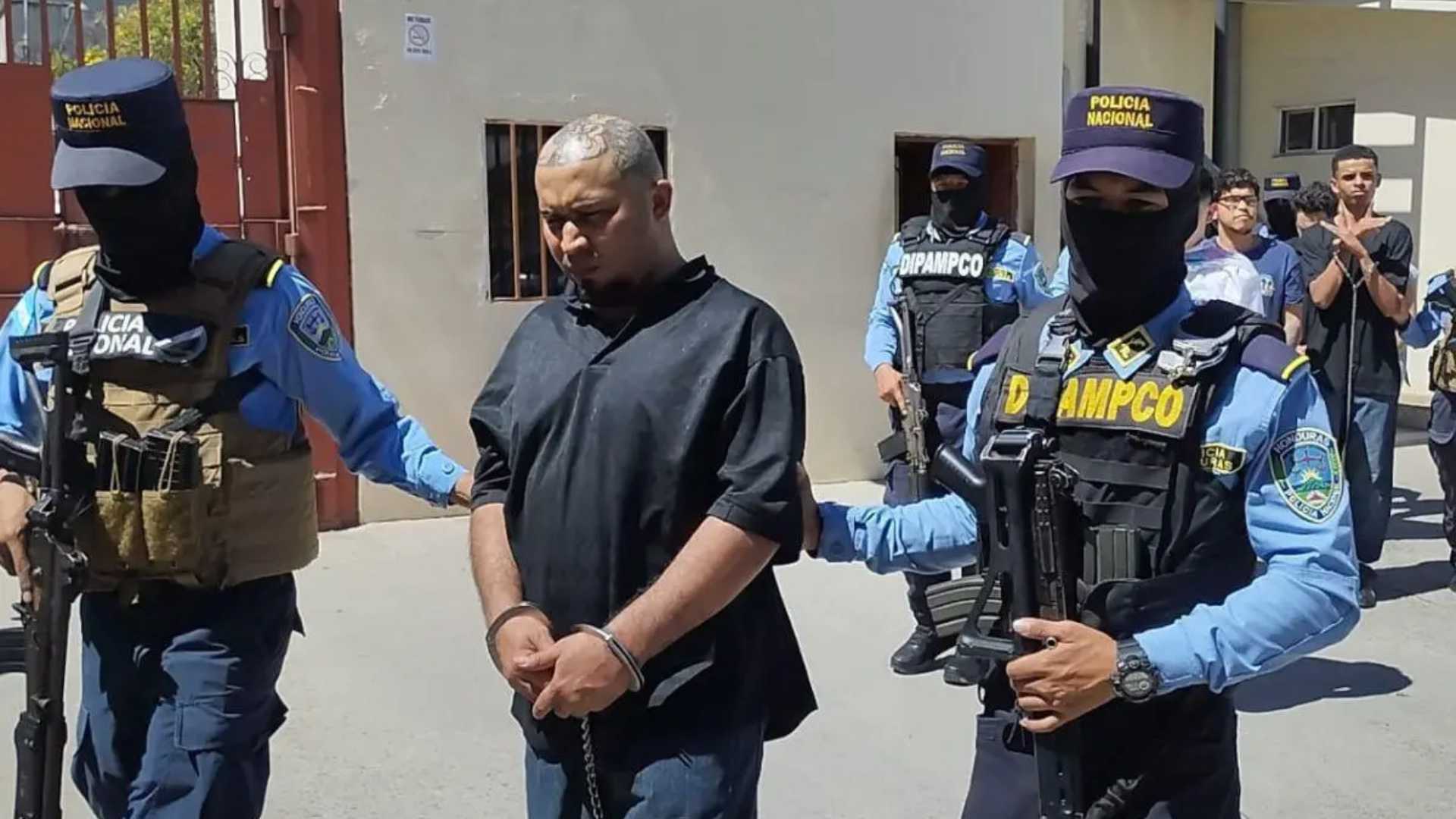 Operativo deja miembros de Pandilla 18 capturados