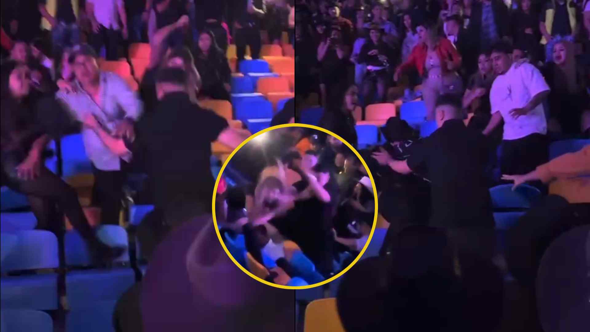 Una mujer fue lanzada al suelo: Hondureños protagonizan pelea durante concierto en Tegucigalpa