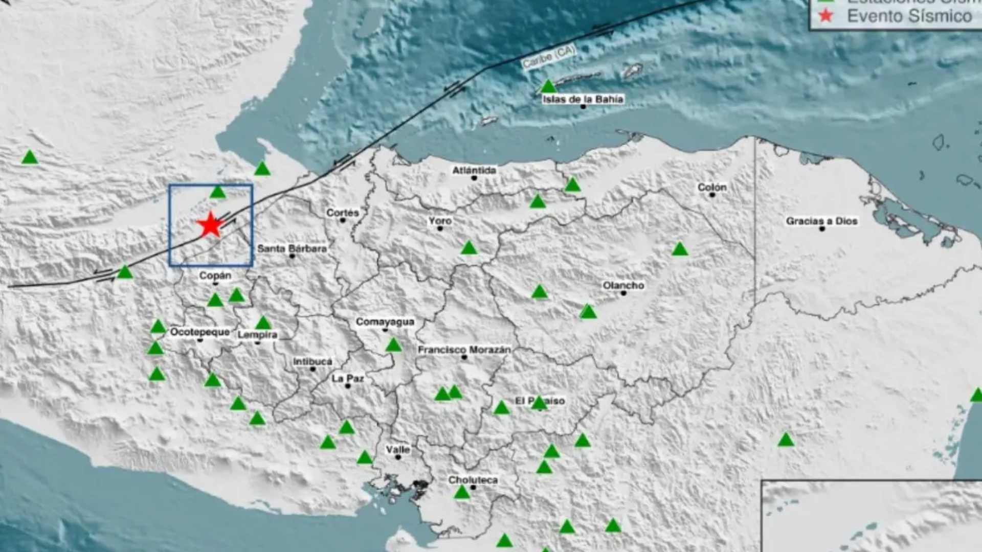 ¡Pánico! Sismo de magnitud 5.3 sacude el norte de Honduras