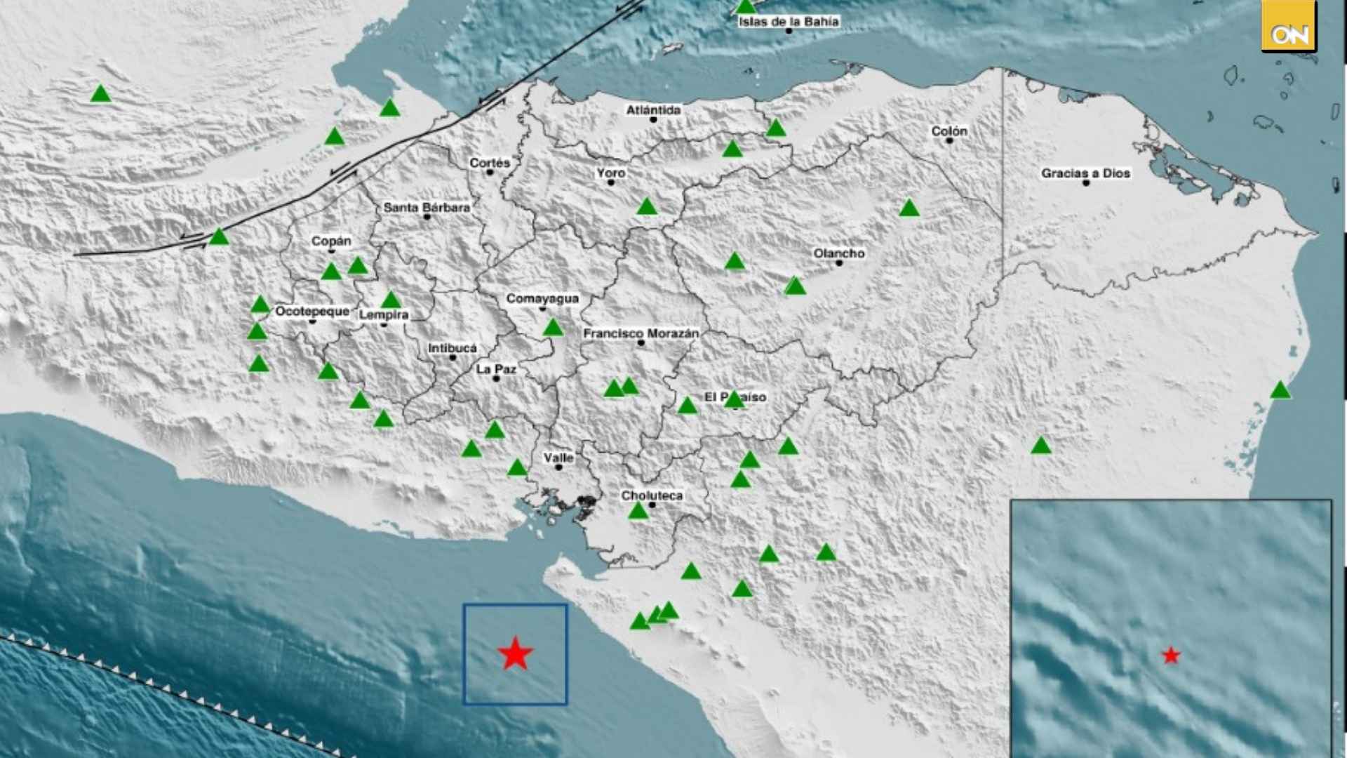 Sismo de 4.0 sacude el Golfo de Fonseca este Lunes Santo