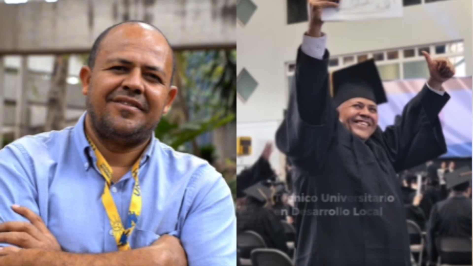 “Nunca me rendí”: Williams Ochoa, de fontanero a universitario gradudado de la UNAH
