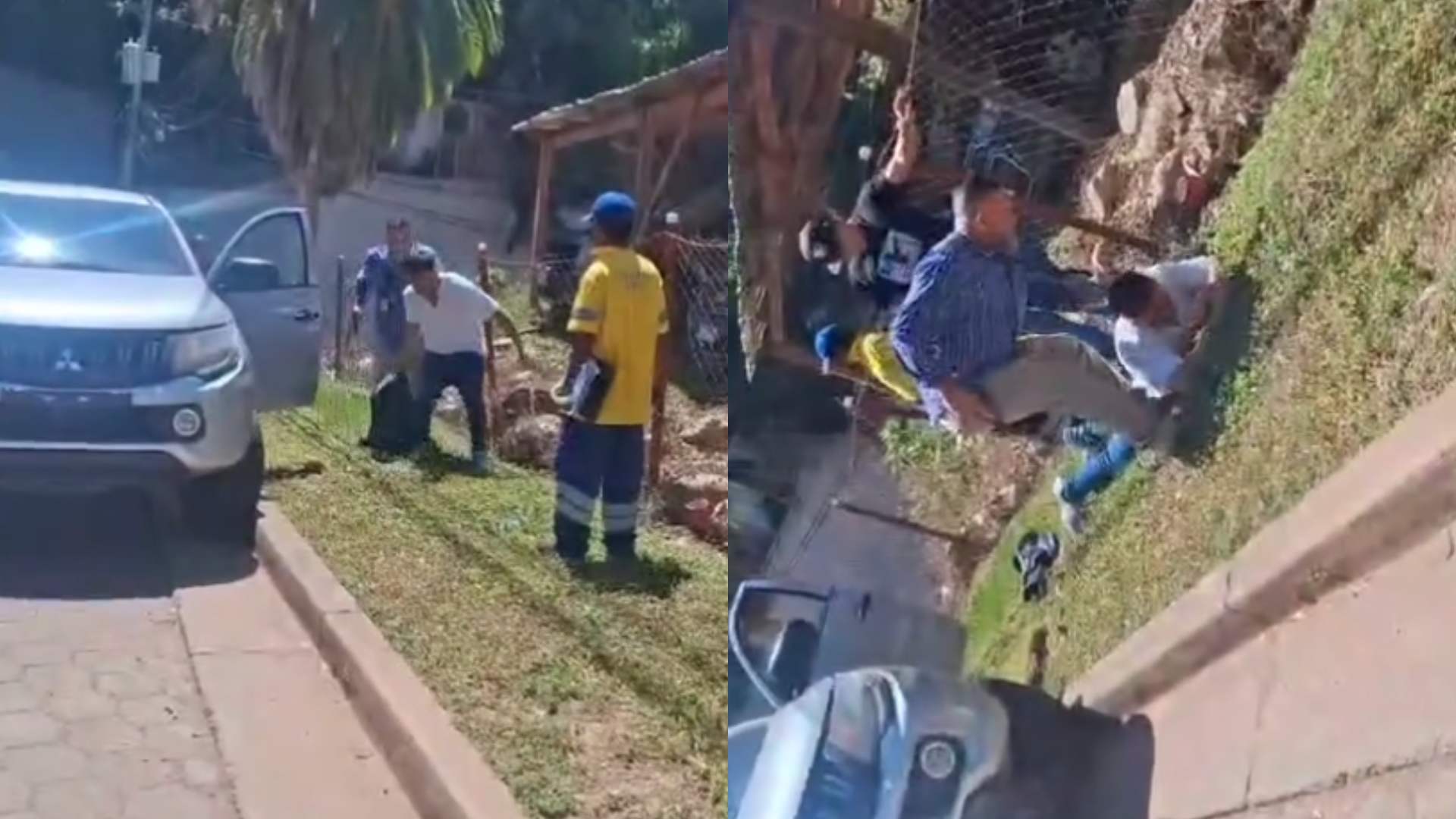 Así atraparon a supuesto ladrón en Lomas del Guijarro de TGU