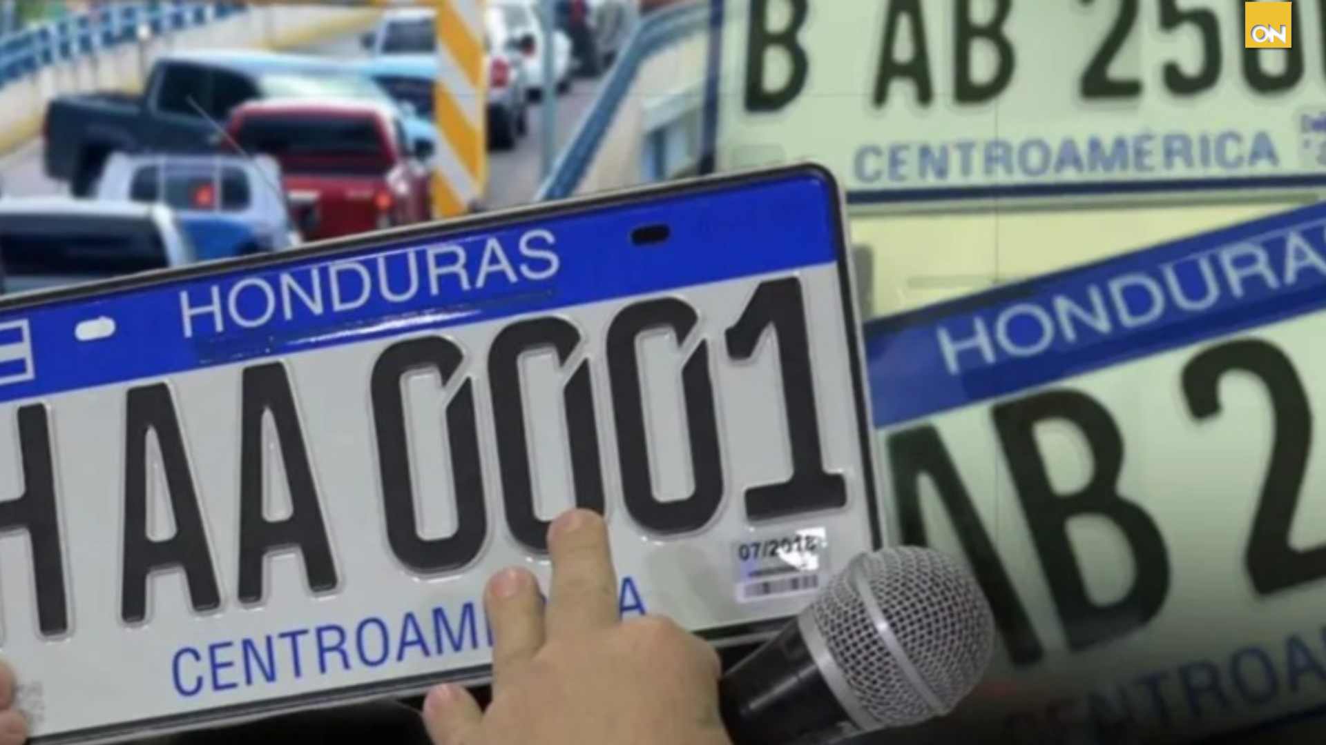 placas vehiculares en Honduras