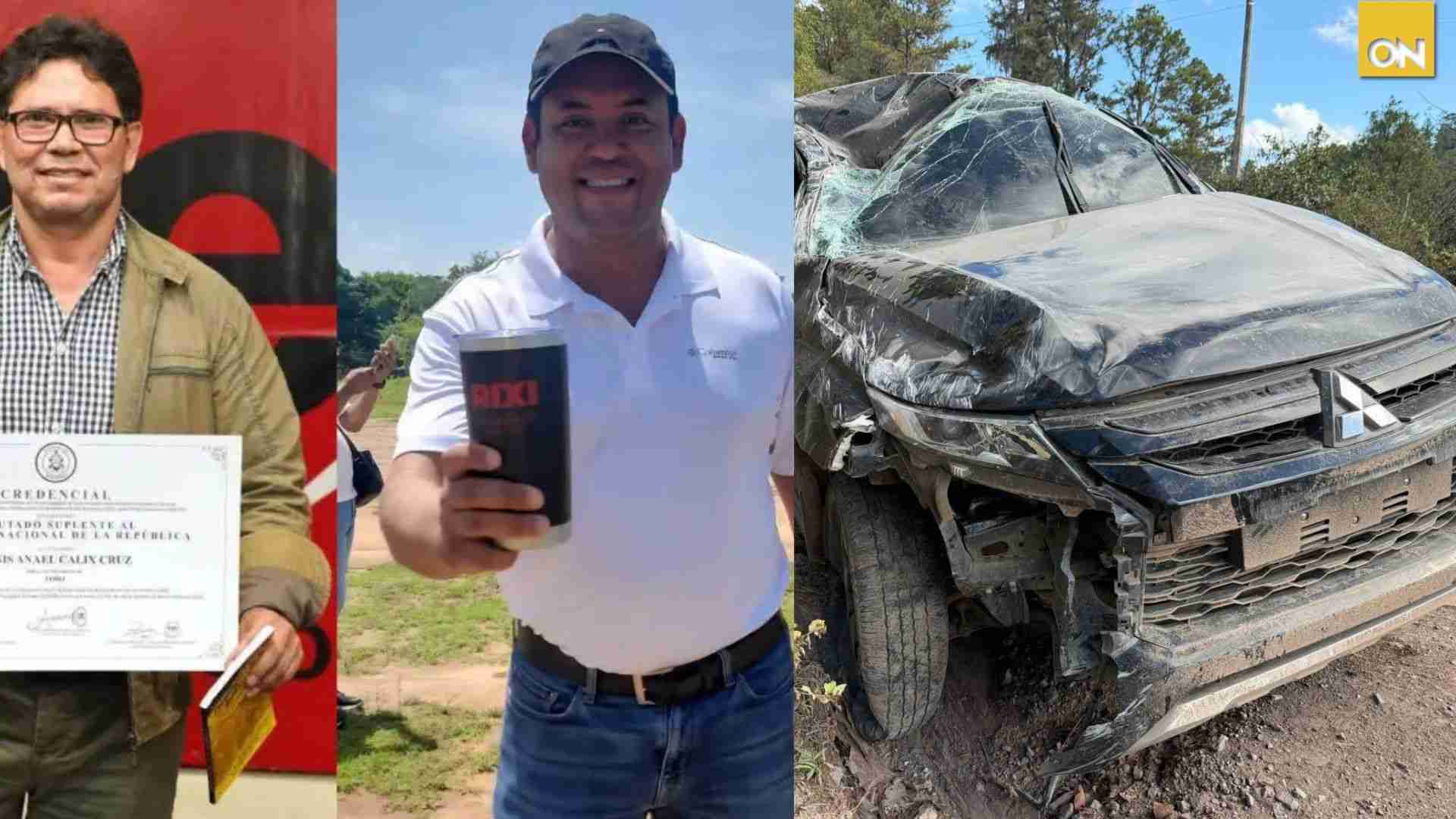 ongresistas de Libre sufren aparatoso accidente