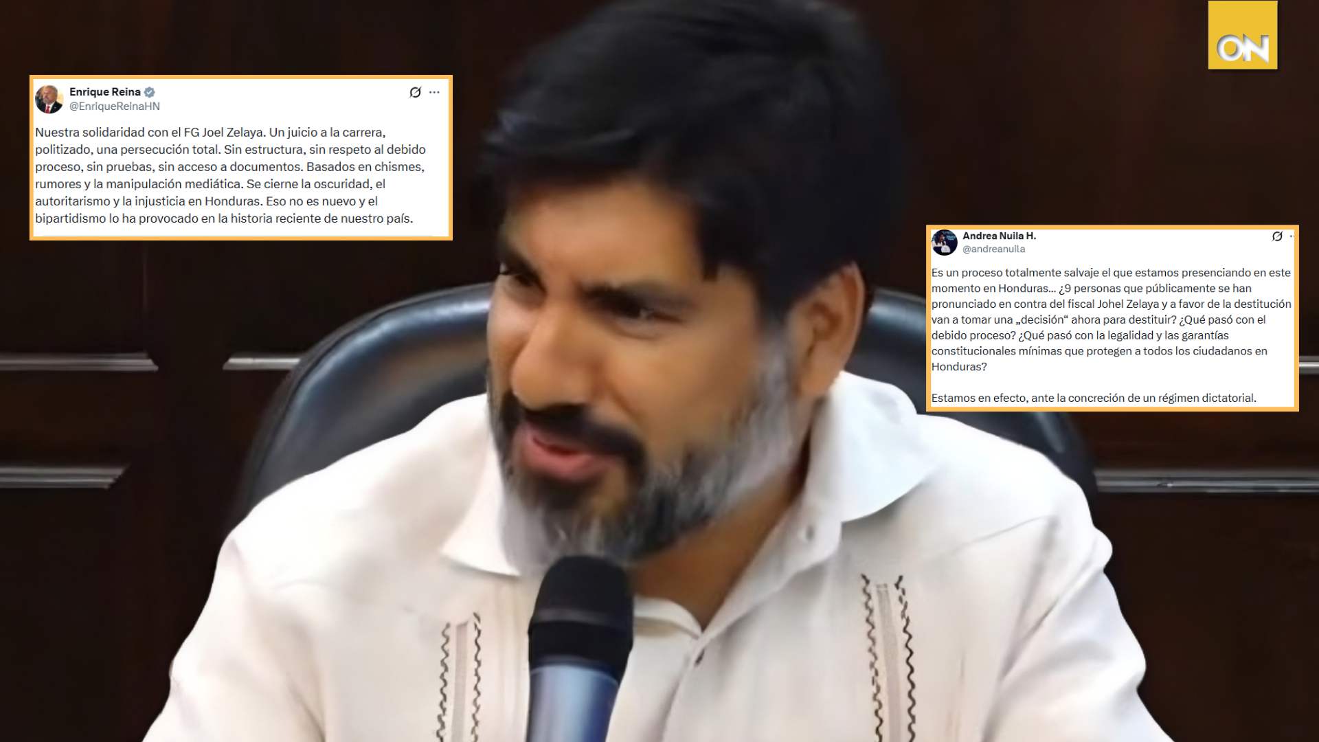 reacciones johel zelaya