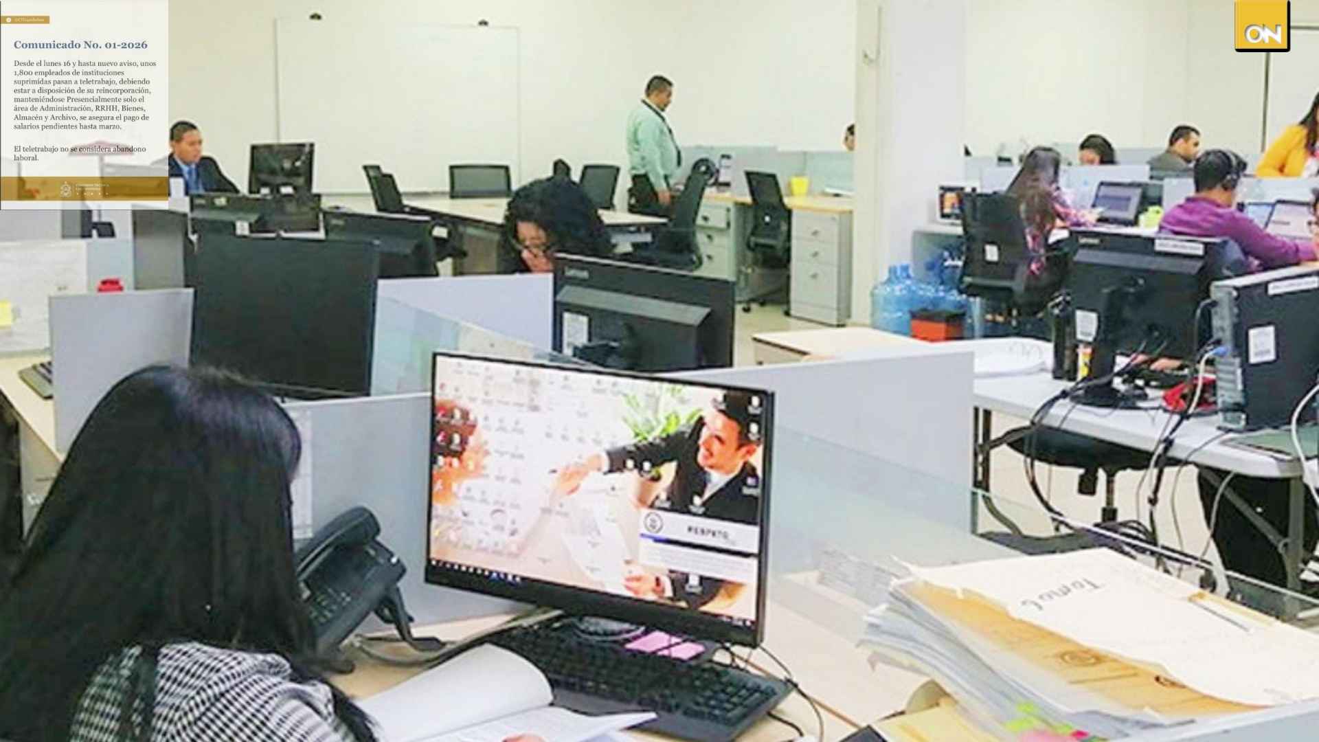 ¿Despidos masivos Gobierno revela fecha en la que más de mil empleados públicos pasarán a teletrabajo