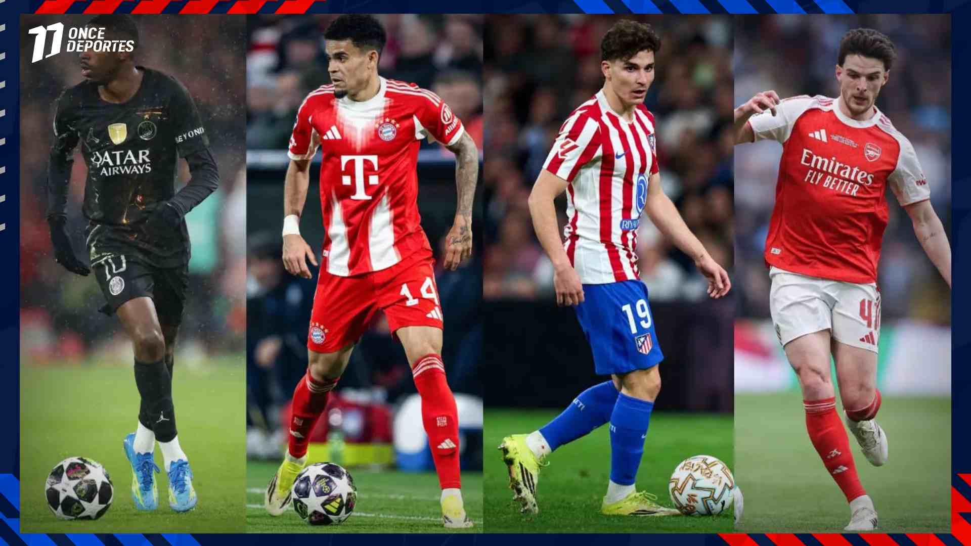 Champions League Semifinales PSG vs Bayern Atlético de Madrid vs Arsenal Budapest UEFA en vivo canal
