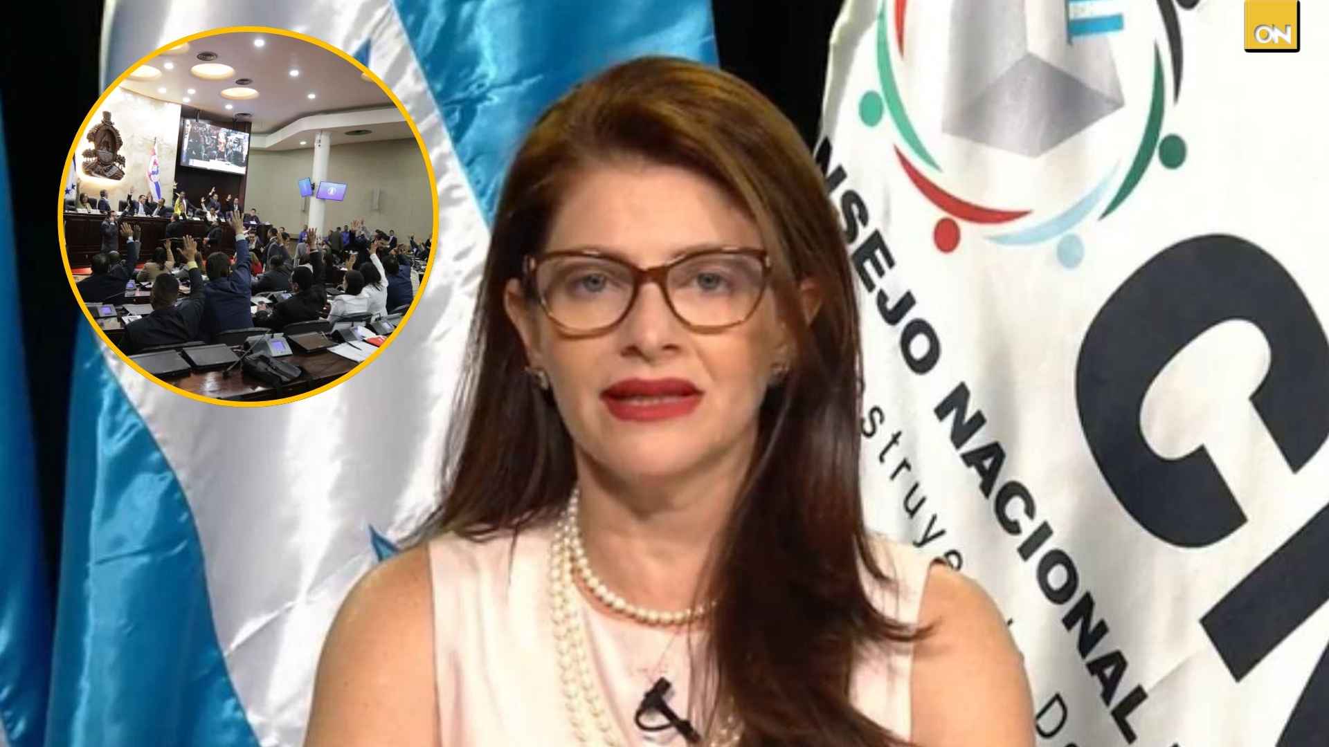 Congreso Nacional acepta la renuncia de Karen Rodríguez, consejera suplente del CNE