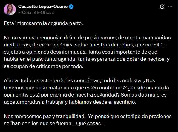 Cossette López