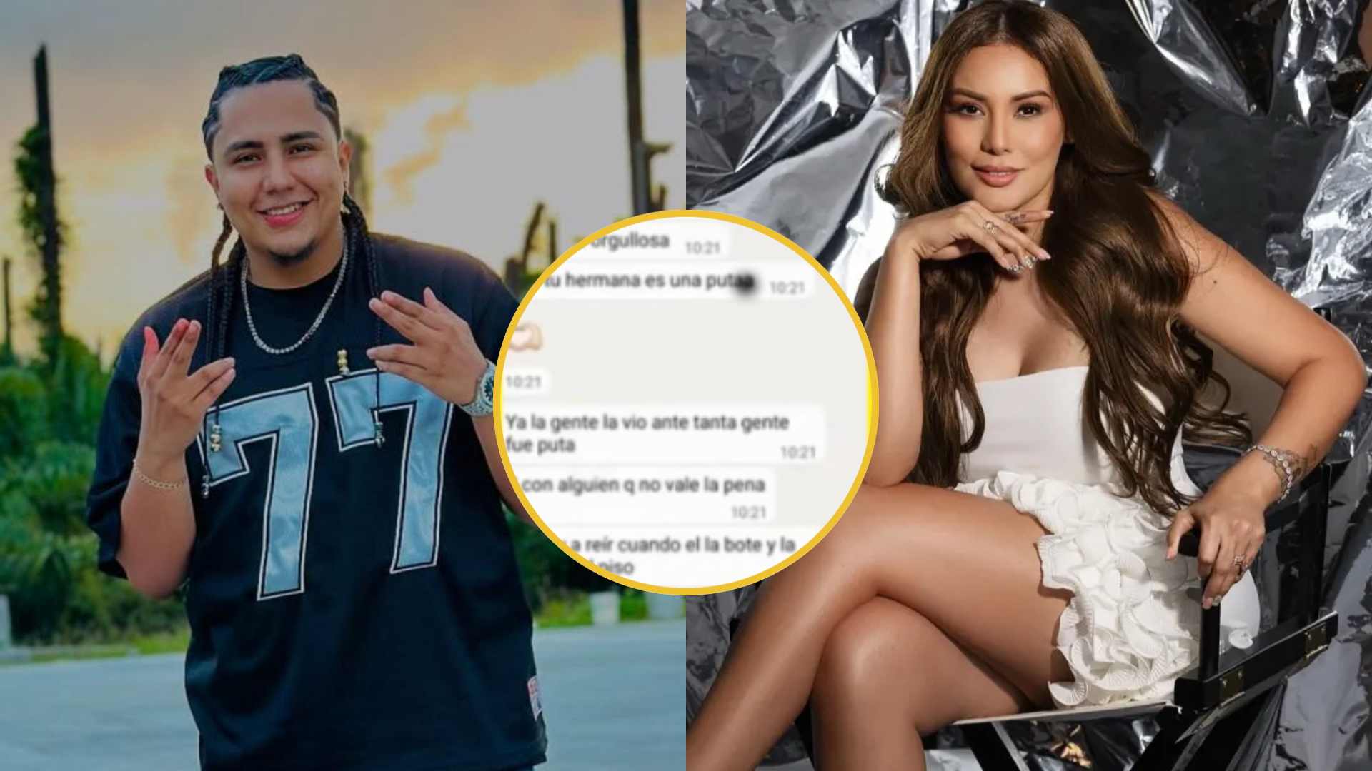 “La patrona de las p*tas": Revelan supuestos chats donde Davis Flow insulta a Elsa Oseguera con fuertes expresiones
