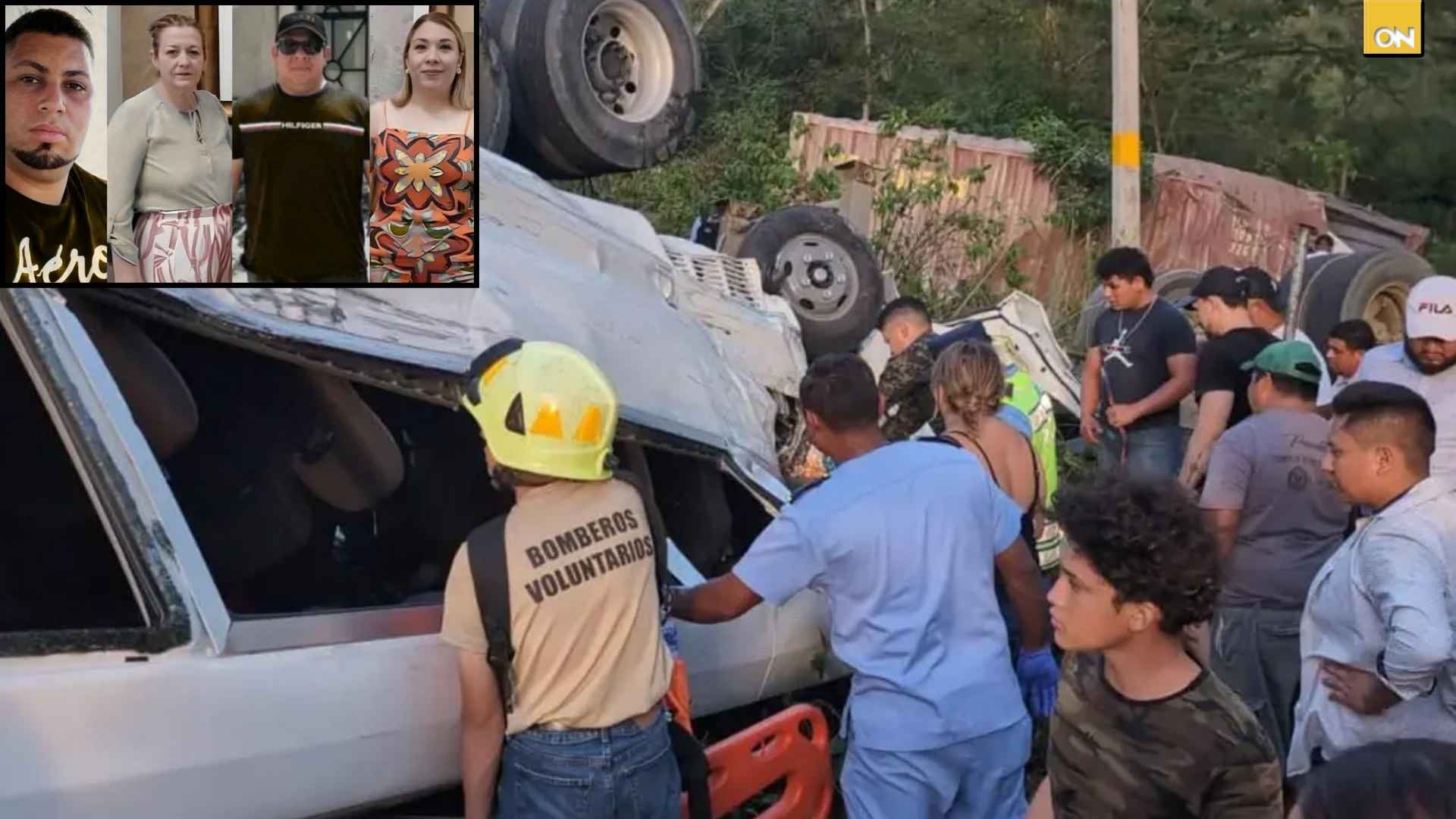 Estos son los rostros de los fallecidos en el accidente de Quimistán, Santa Bárbara