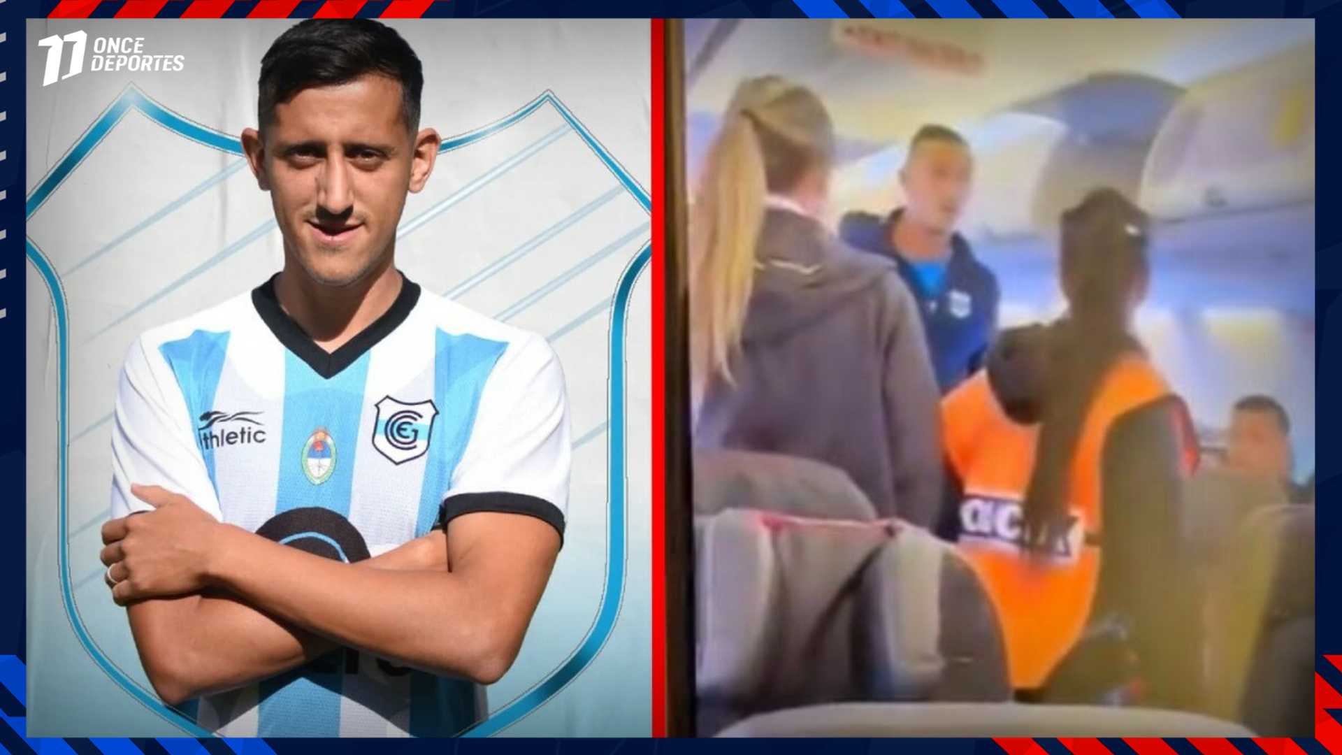 Futbolista Argentina Bomba avión