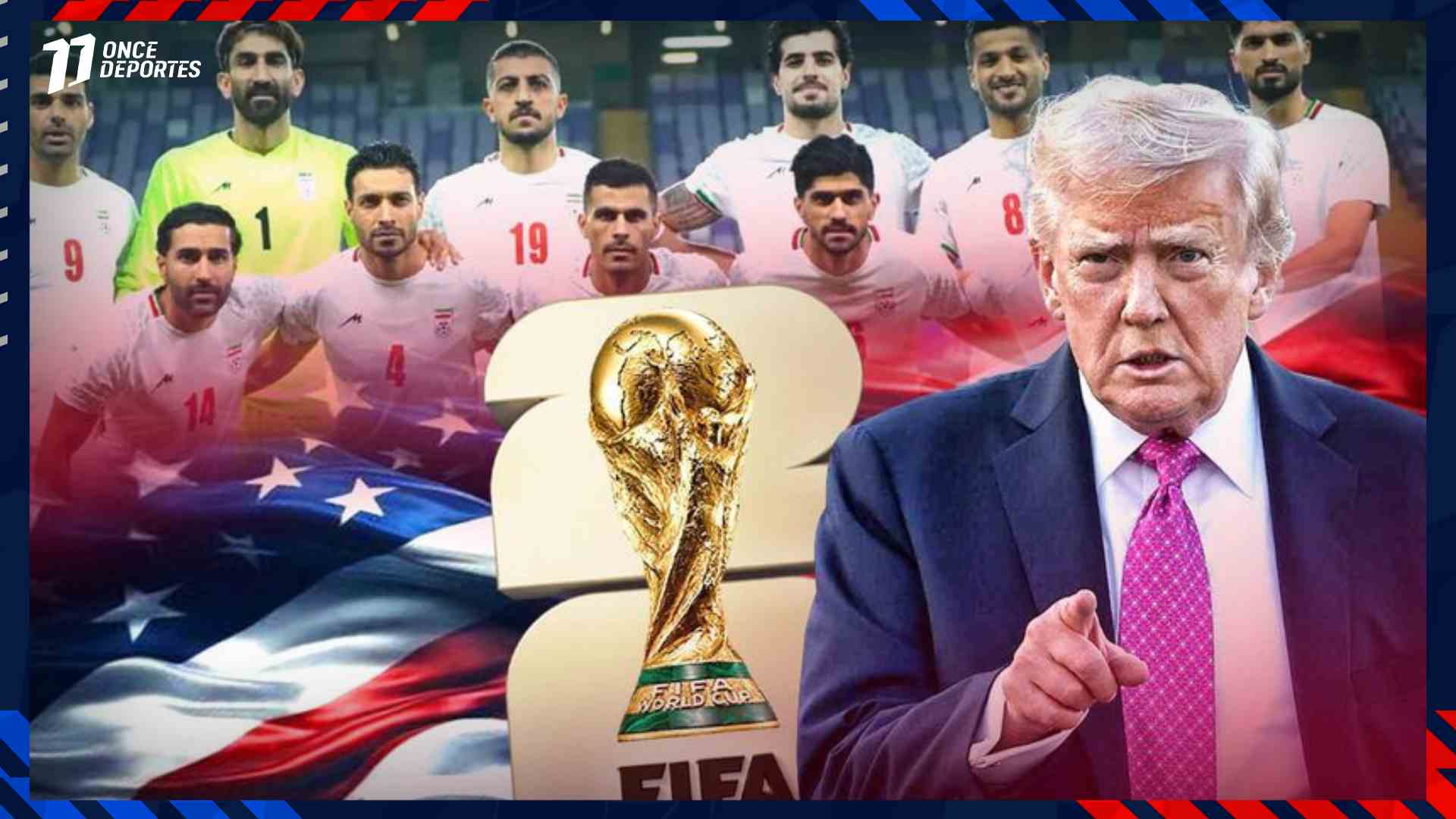 Irán Mundial 2026 Donald Trump United Italia Fifa Gianni Infantino Medio Oriente Casificados