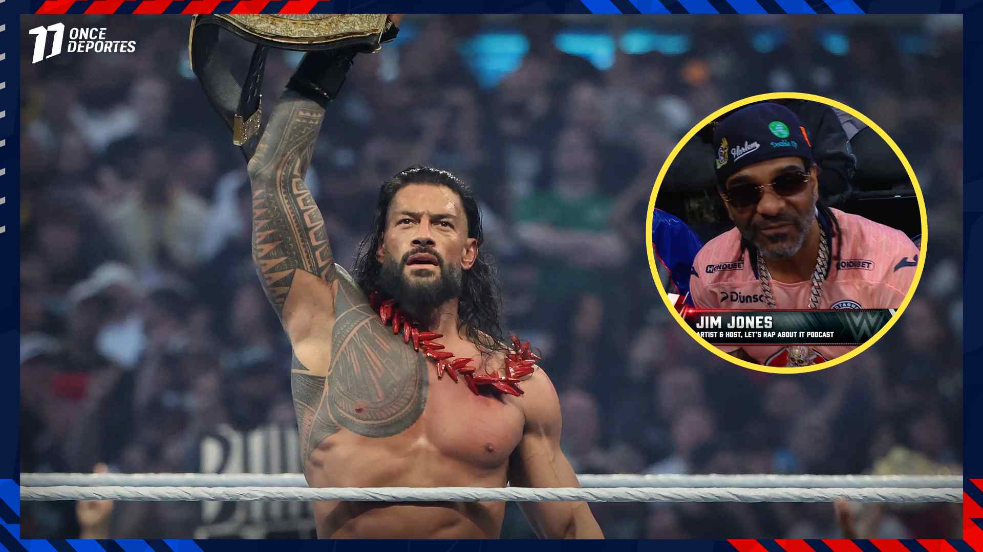 Lucha Libre Motagua Camisa Jim Jones WWE Famosos Estados Unidos
